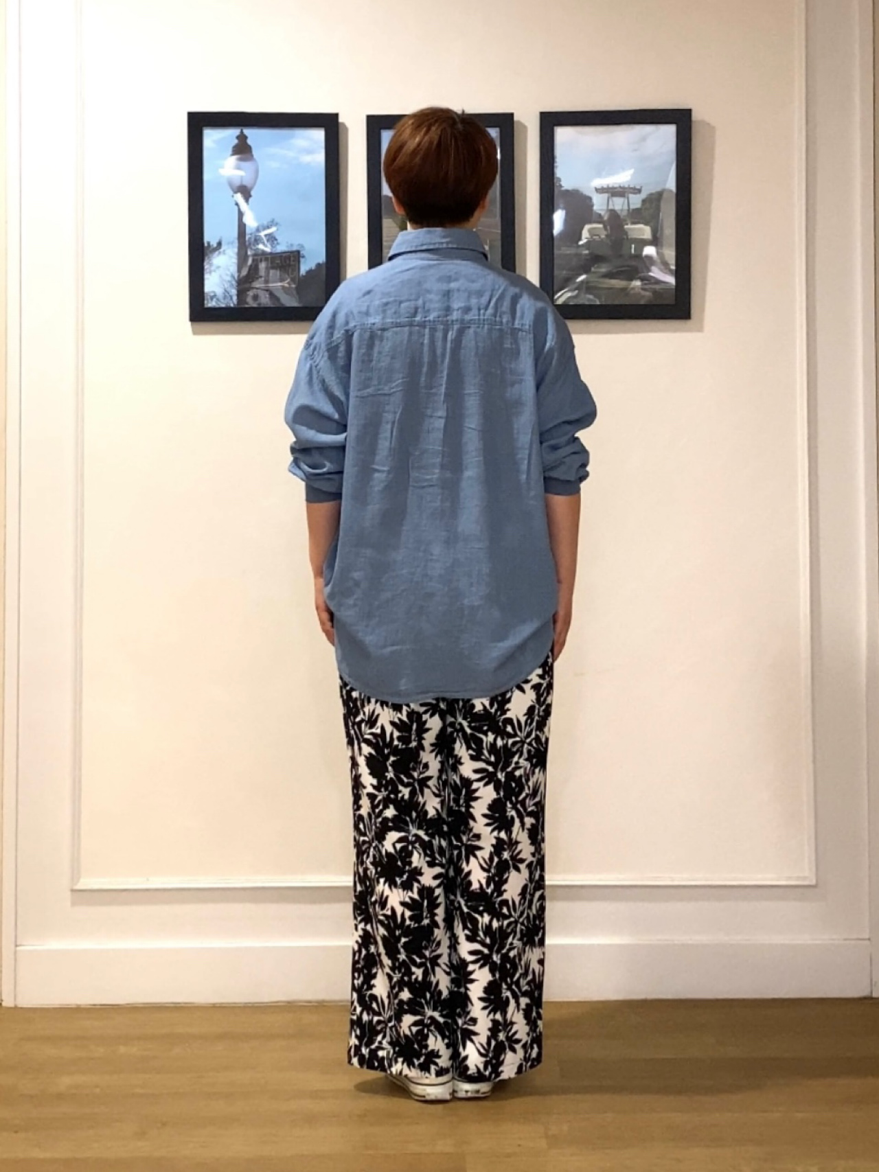 Hiroさんの「Dessin｜【セットアップ可/洗える】2オンスシアーデニムシャツ」を使ったコーディネート