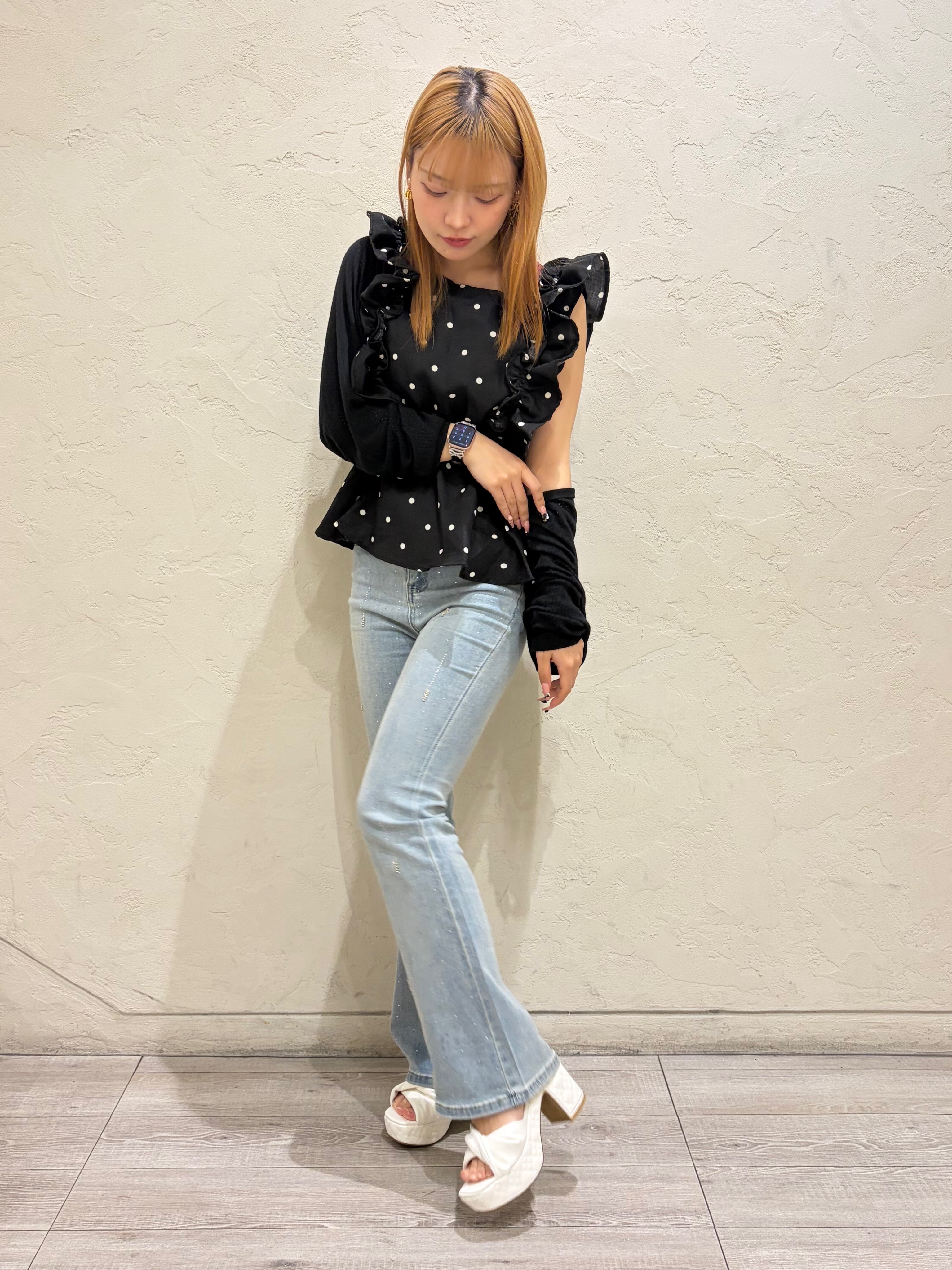 せらら⭐️さんの「ESPERANZA｜【ナチュ盛り/約10cm】ナチュ盛りツイストサンダル」を使ったコーディネート