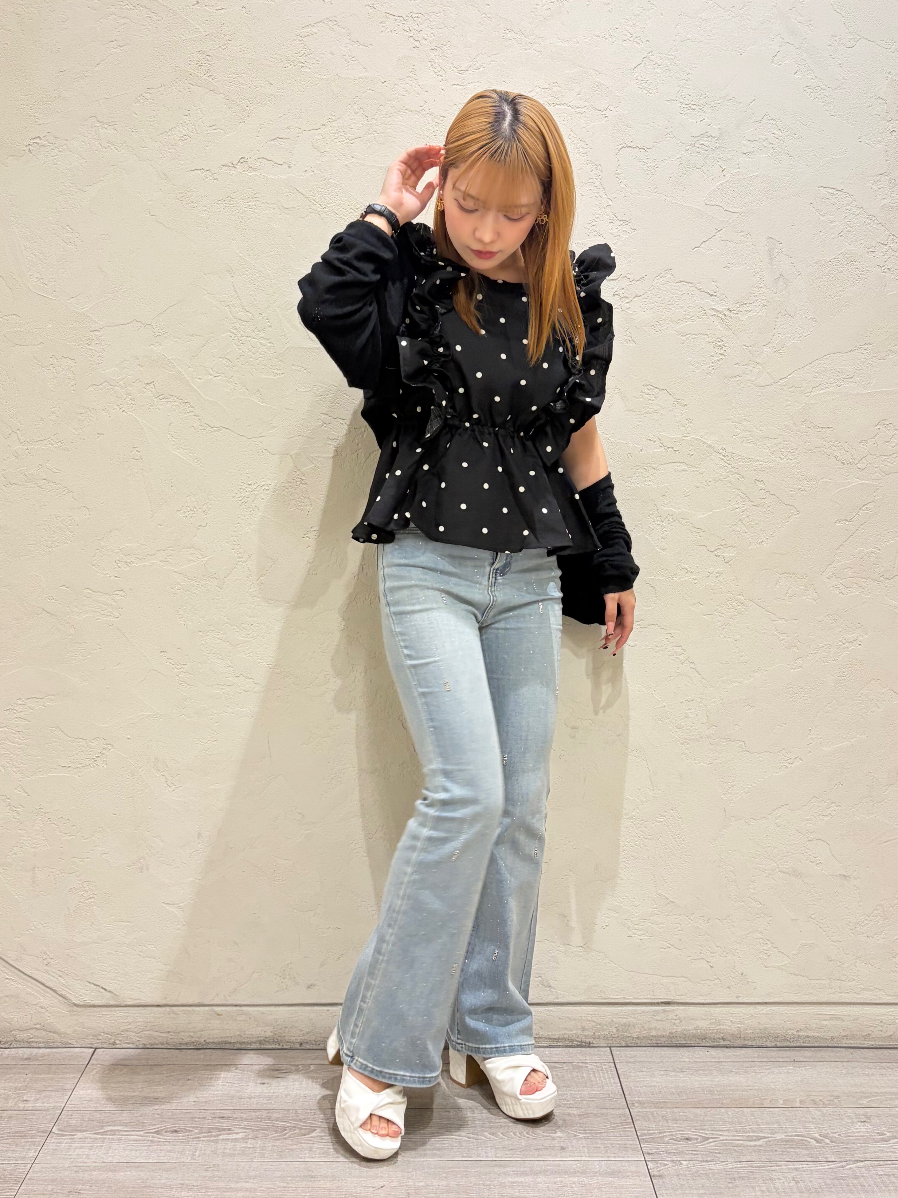 せらら⭐️さんの「ESPERANZA｜【ナチュ盛り/約10cm】ナチュ盛りツイストサンダル」を使ったコーディネート
