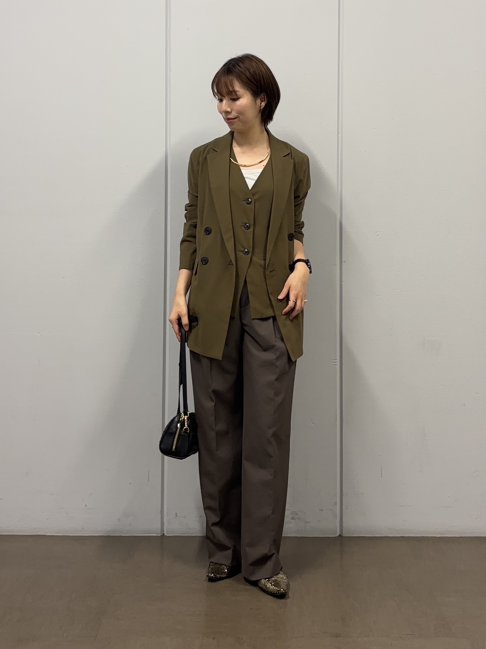 tsujiさんの「UNTITLED｜◆【セットアップ可/接触冷感/通気性】ドライシアーダブルジャケット」を使ったコーディネート