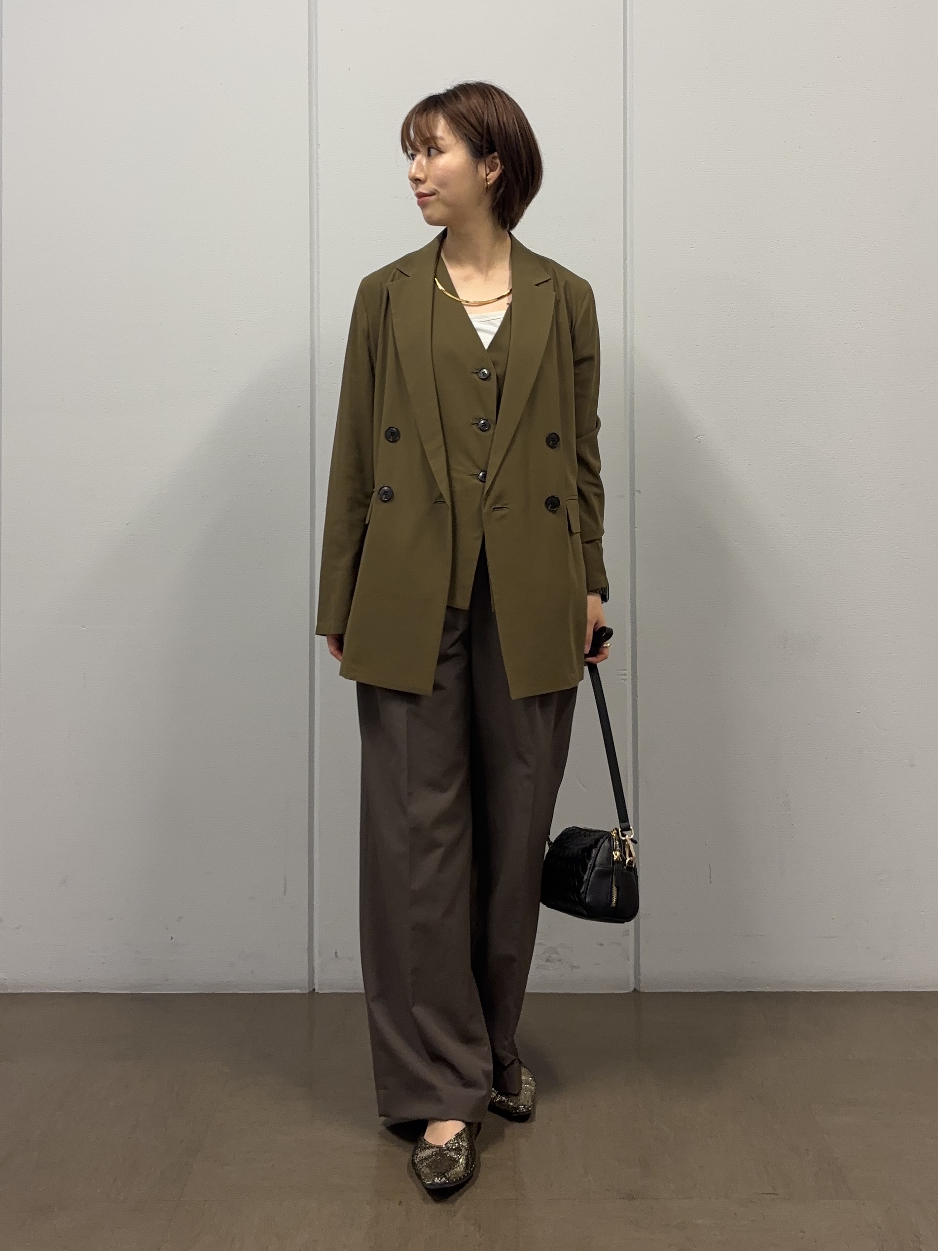 tsujiさんの「UNTITLED｜◆【セットアップ可/接触冷感/通気性】ドライシアーダブルジャケット」を使ったコーディネート