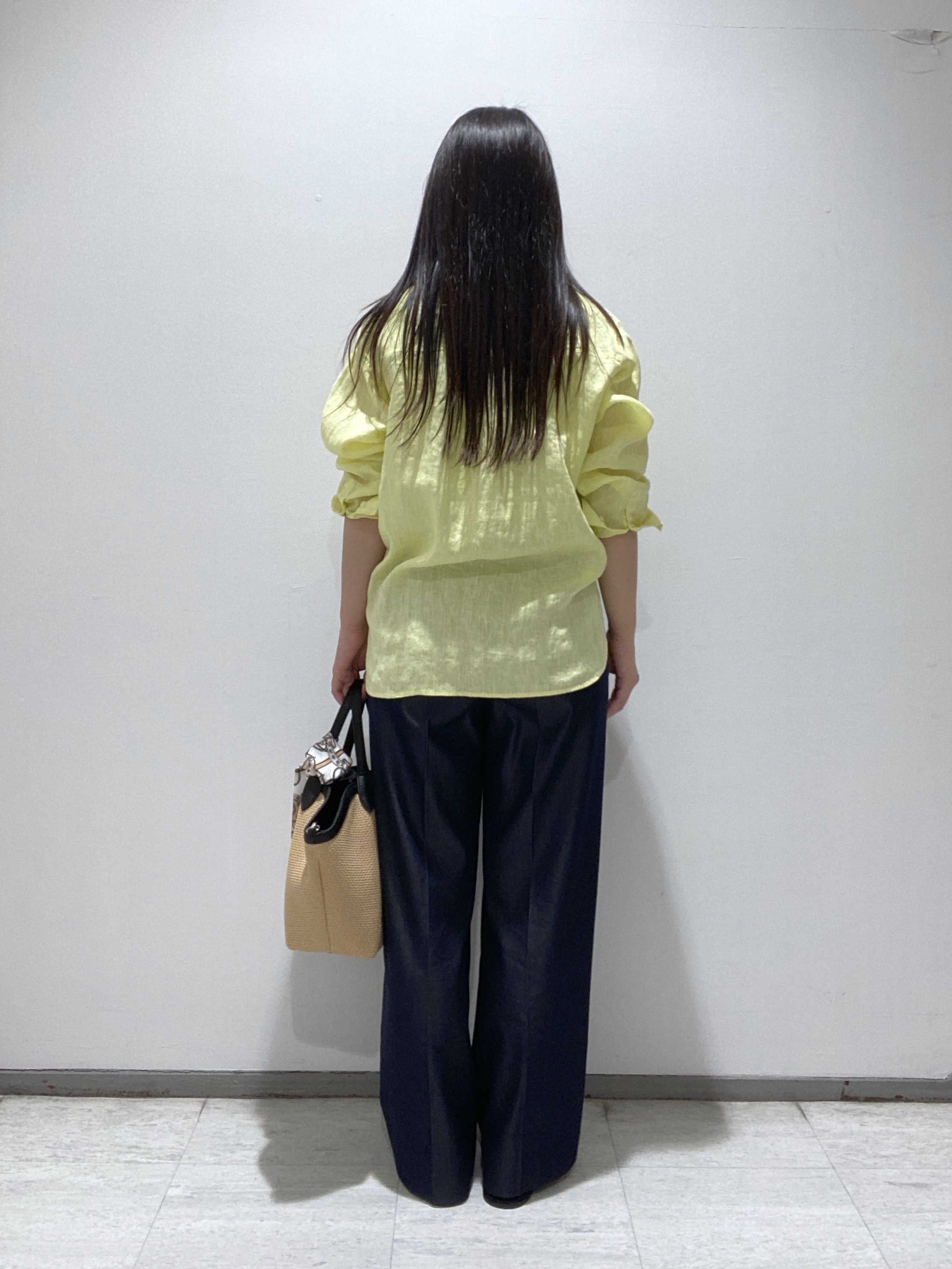 meiさんの「INDIVI｜【接触冷感／2WAY】カシュクールリネンシャツ」を使ったコーディネート