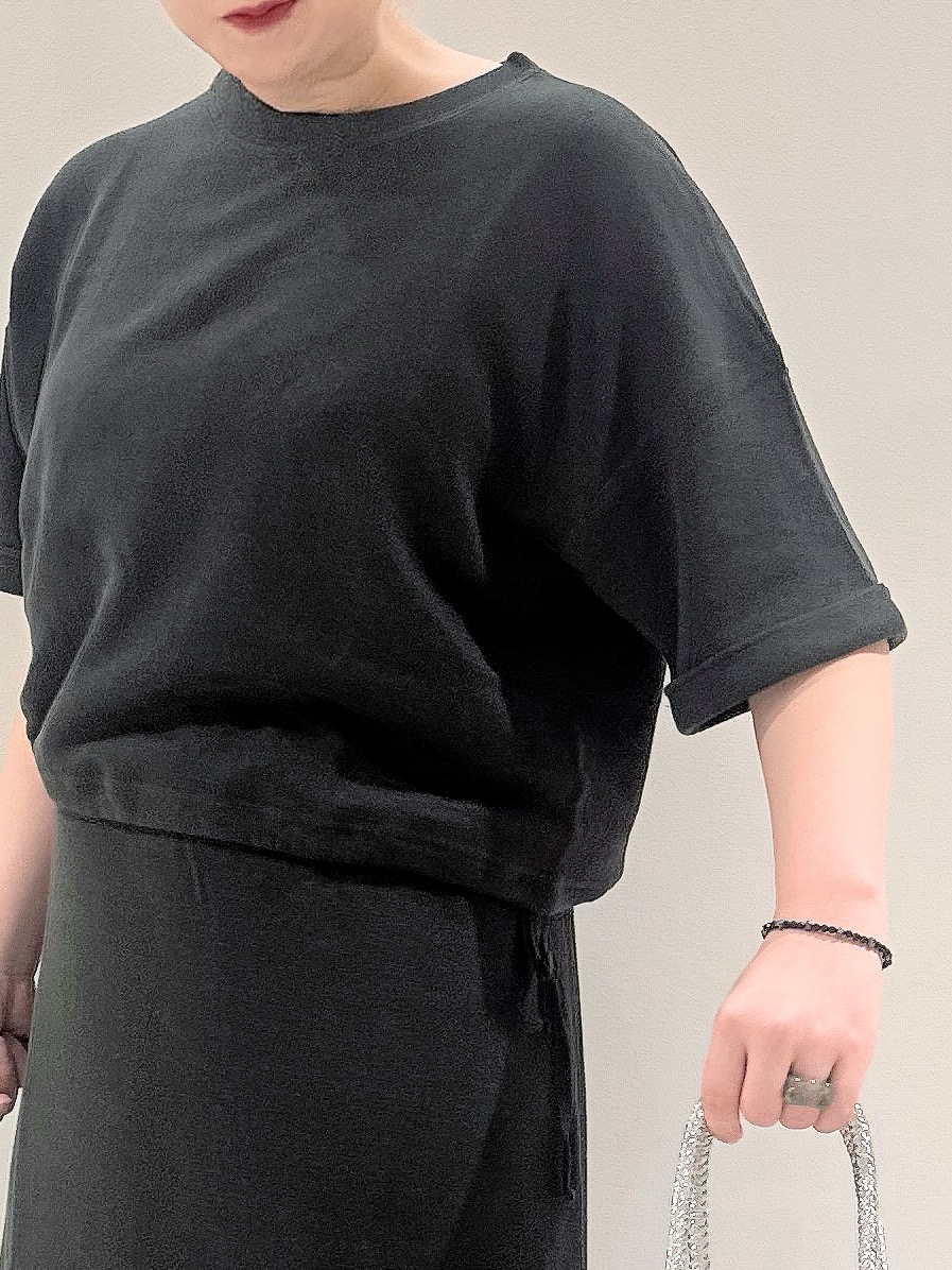 なかもとあきさんの「DRESSTERIOR｜【ウォッシャブル/セットアップ可】ウォッシャブルリネンウラケスカート」を使ったコーディネート