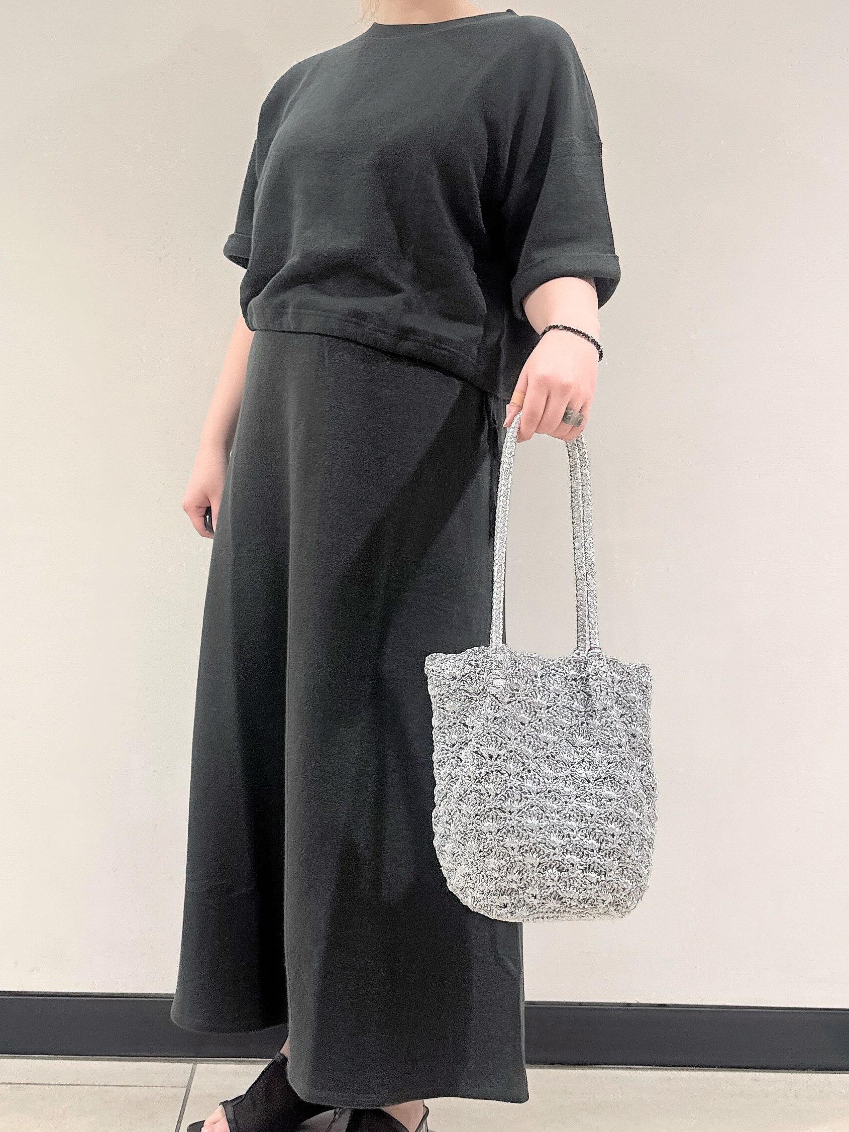なかもとあきさんの「DRESSTERIOR｜【ウォッシャブル/セットアップ可】ウォッシャブルリネンウラケスカート」を使ったコーディネート