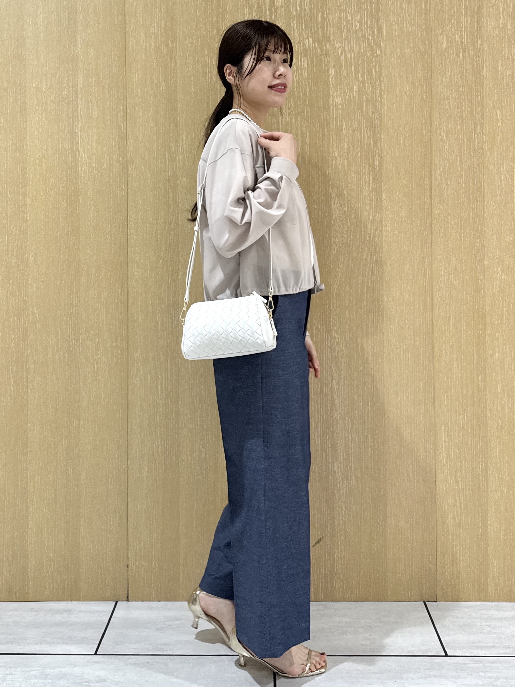 nanaさんの「UNTITLED｜◆【洗える】シアーブルゾン」を使ったコーディネート