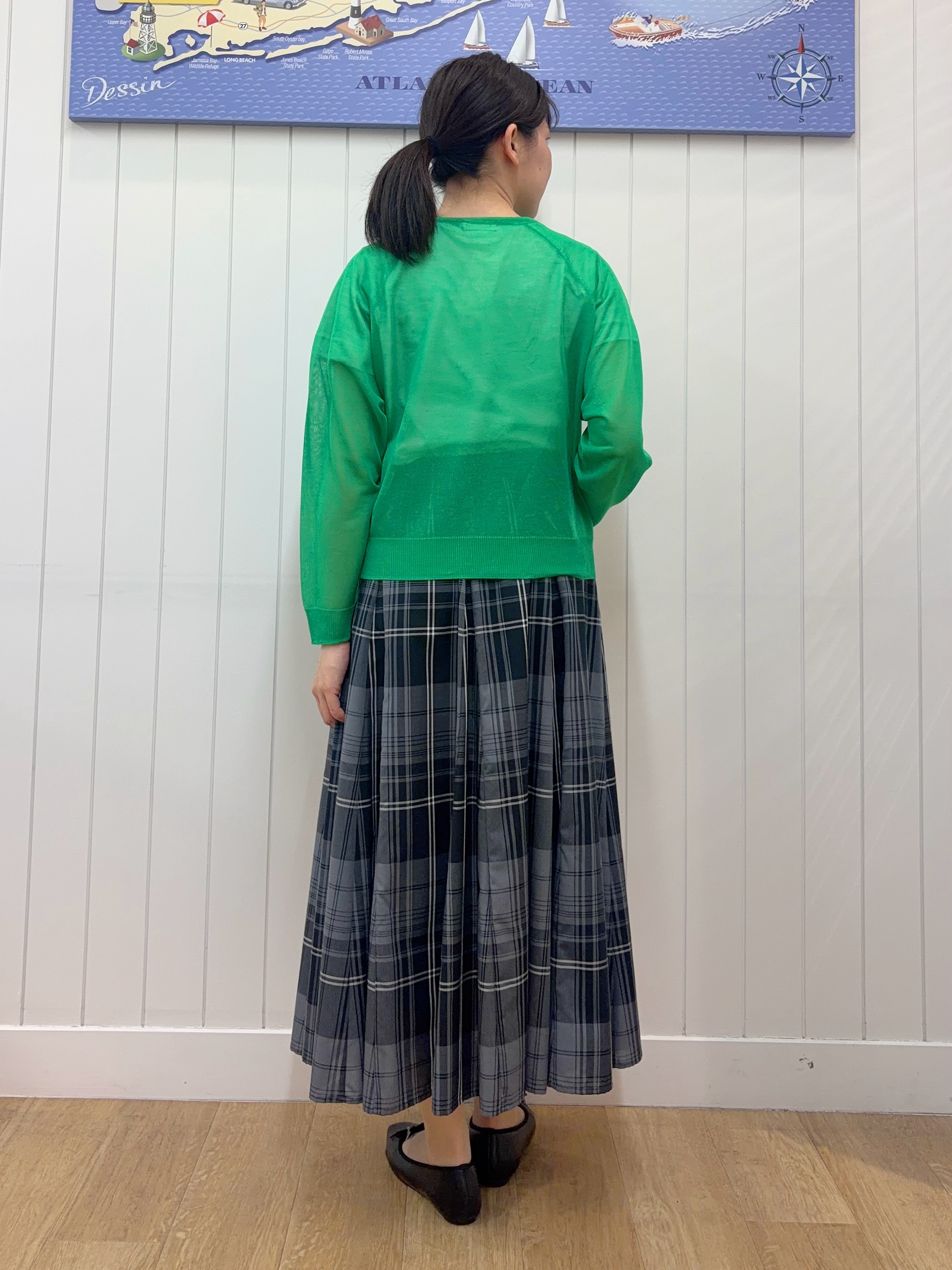 Mayaさんの「Dessin｜お守りカーディガン -ウォッシャブル-」を使ったコーディネート