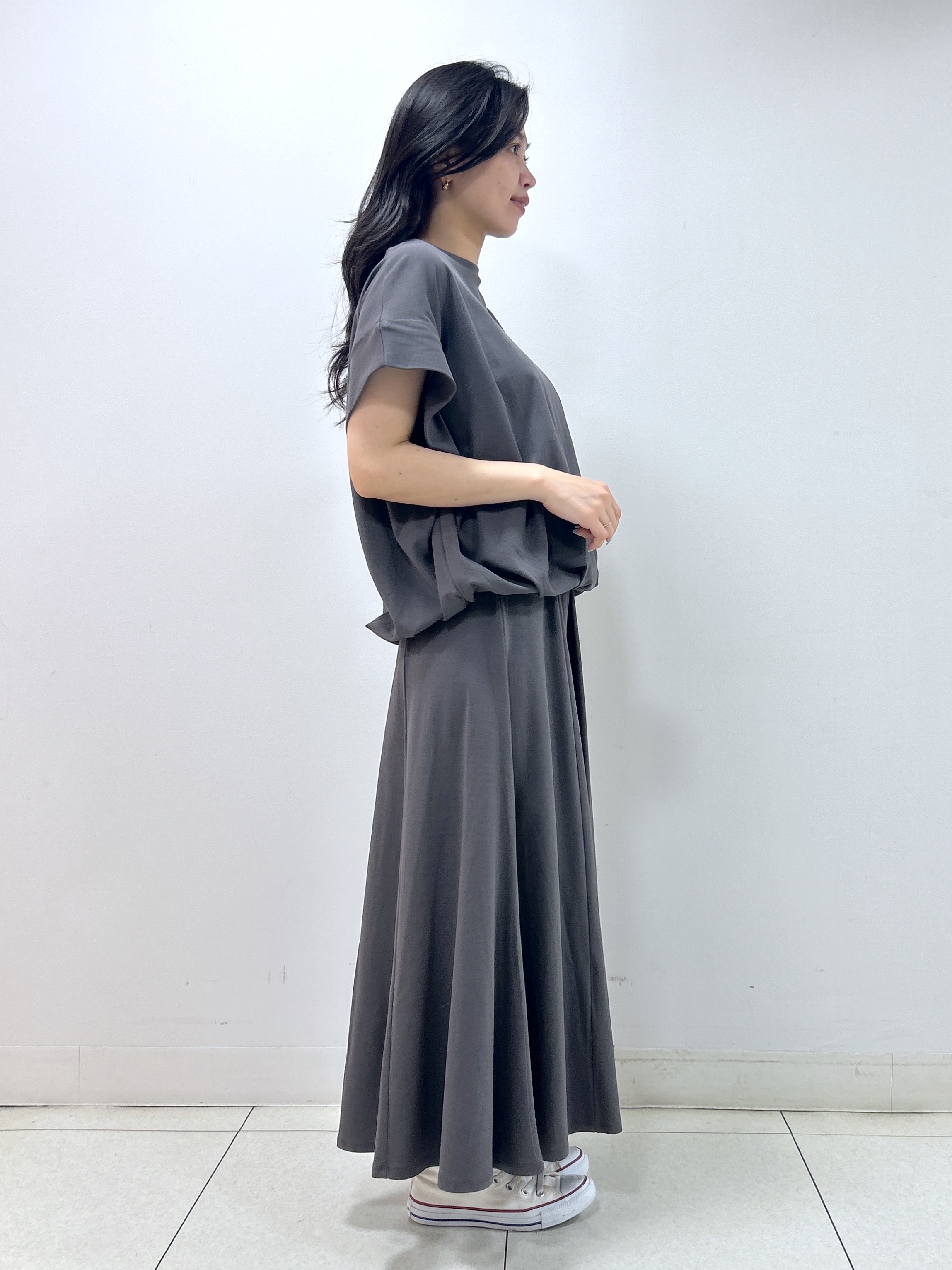 Kaiさんの「Dessin｜【2点セット/汗シミ防止】ミニ裏毛セットアップ」を使ったコーディネート