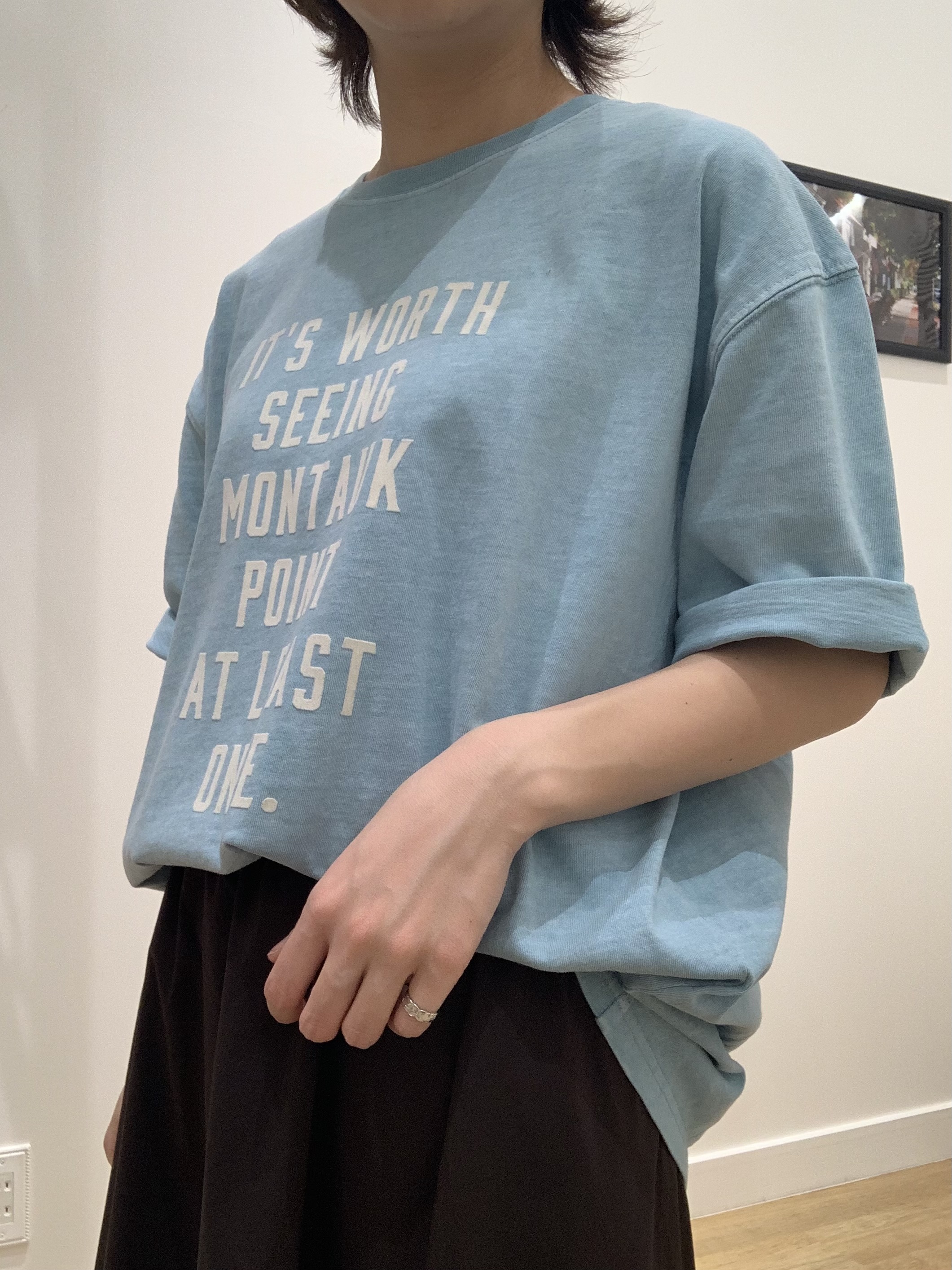IMARIさんの「Dessin｜【ユニセックス/洗える】ピグメントロゴTシャツ」を使ったコーディネート