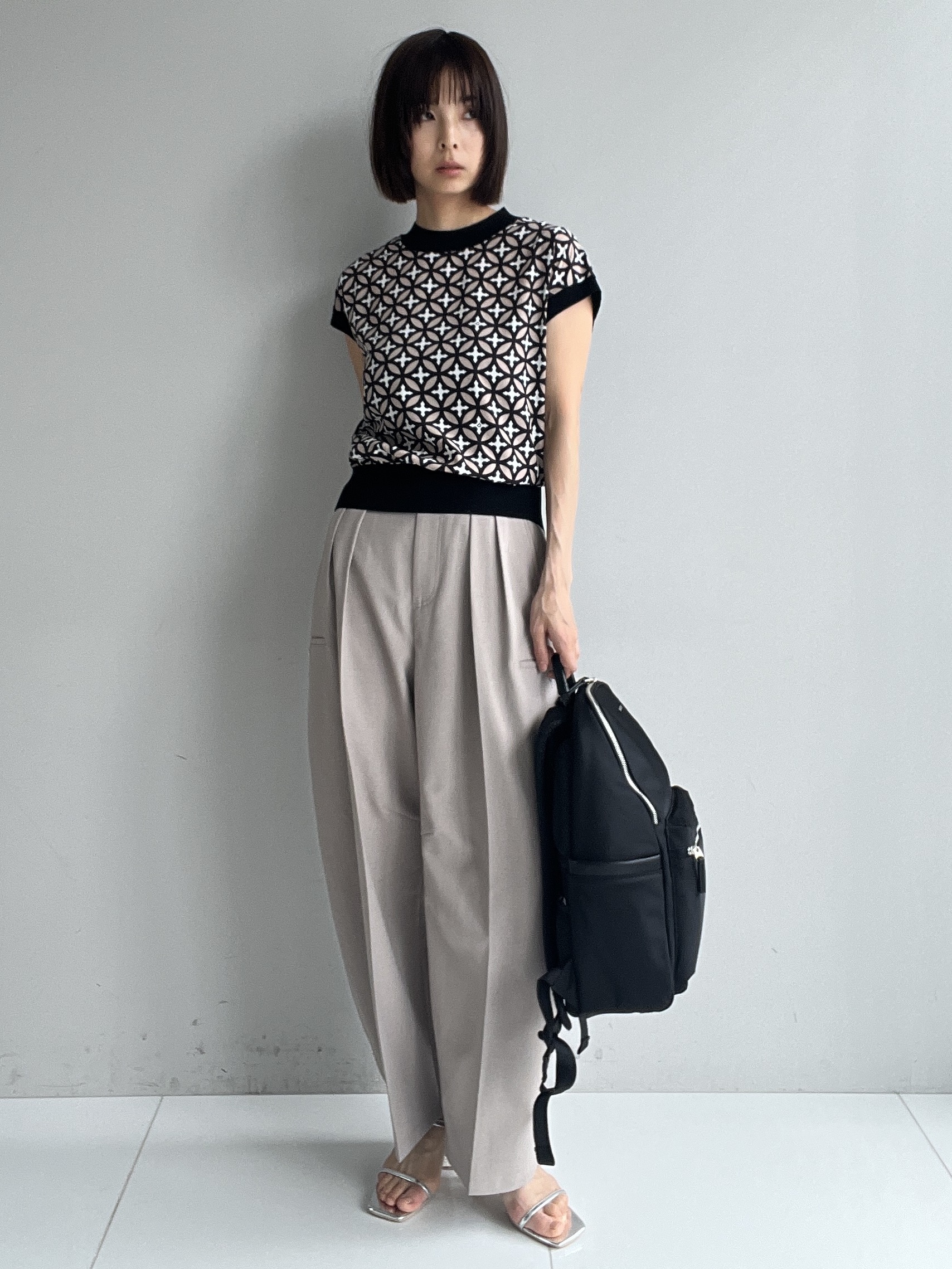 misaさんの「DRESSTERIOR｜【接触冷感/ウォッシャブル/otonaMUSE5月号掲載】カービーカーゴパンツ」を使ったコーディネート