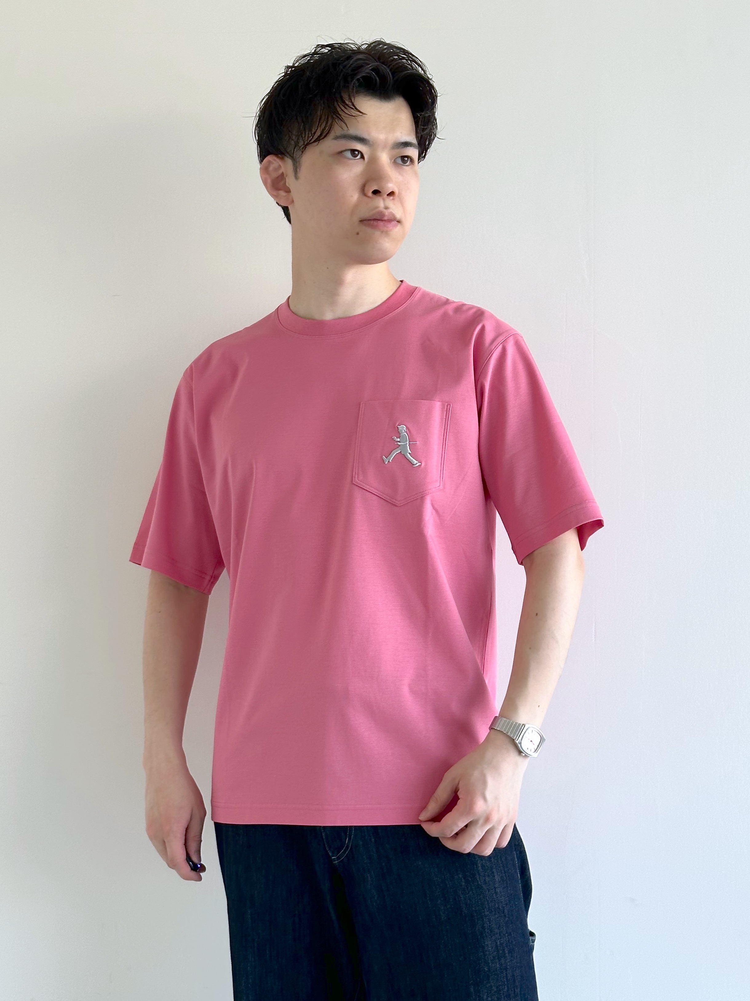 イッシーさんの「TAKEO KIKUCHI｜【BOWLER HAT LABEL】ビリケンさんプリント 半袖シャツ」を使ったコーディネート