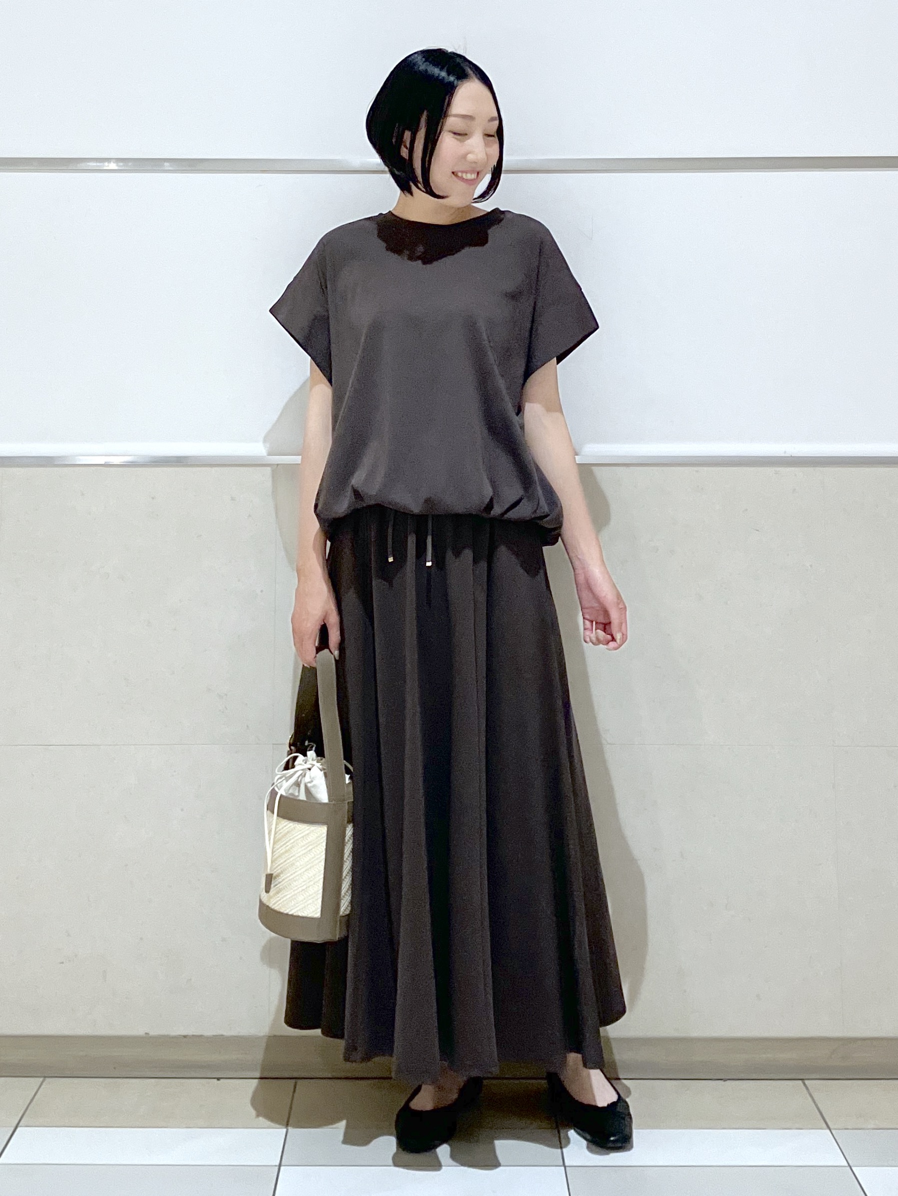 eriko さんの「Dessin｜【2点セット/汗シミ防止】ミニ裏毛セットアップ」を使ったコーディネート