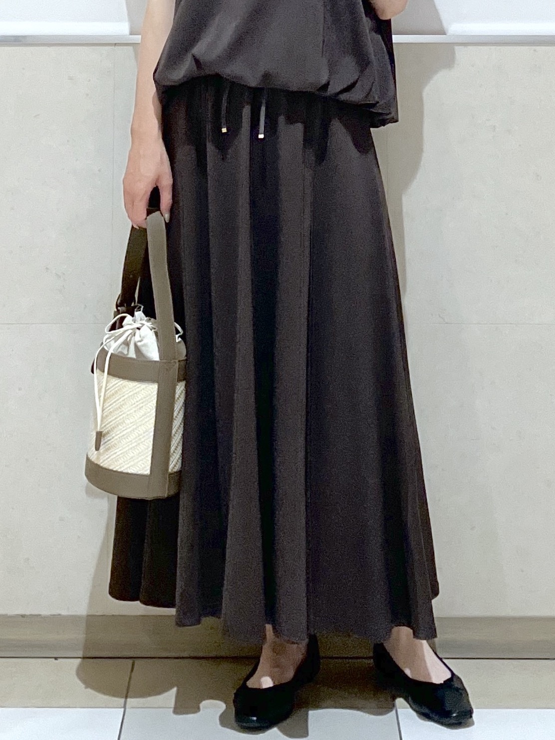 eriko さんの「Dessin｜【2点セット/汗シミ防止】ミニ裏毛セットアップ」を使ったコーディネート