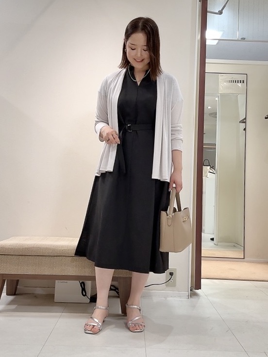 YUIさんの「UNTITLED｜【接触冷感/UVカット/遮熱機能】フライスジャージカーディガン」を使ったコーディネート
