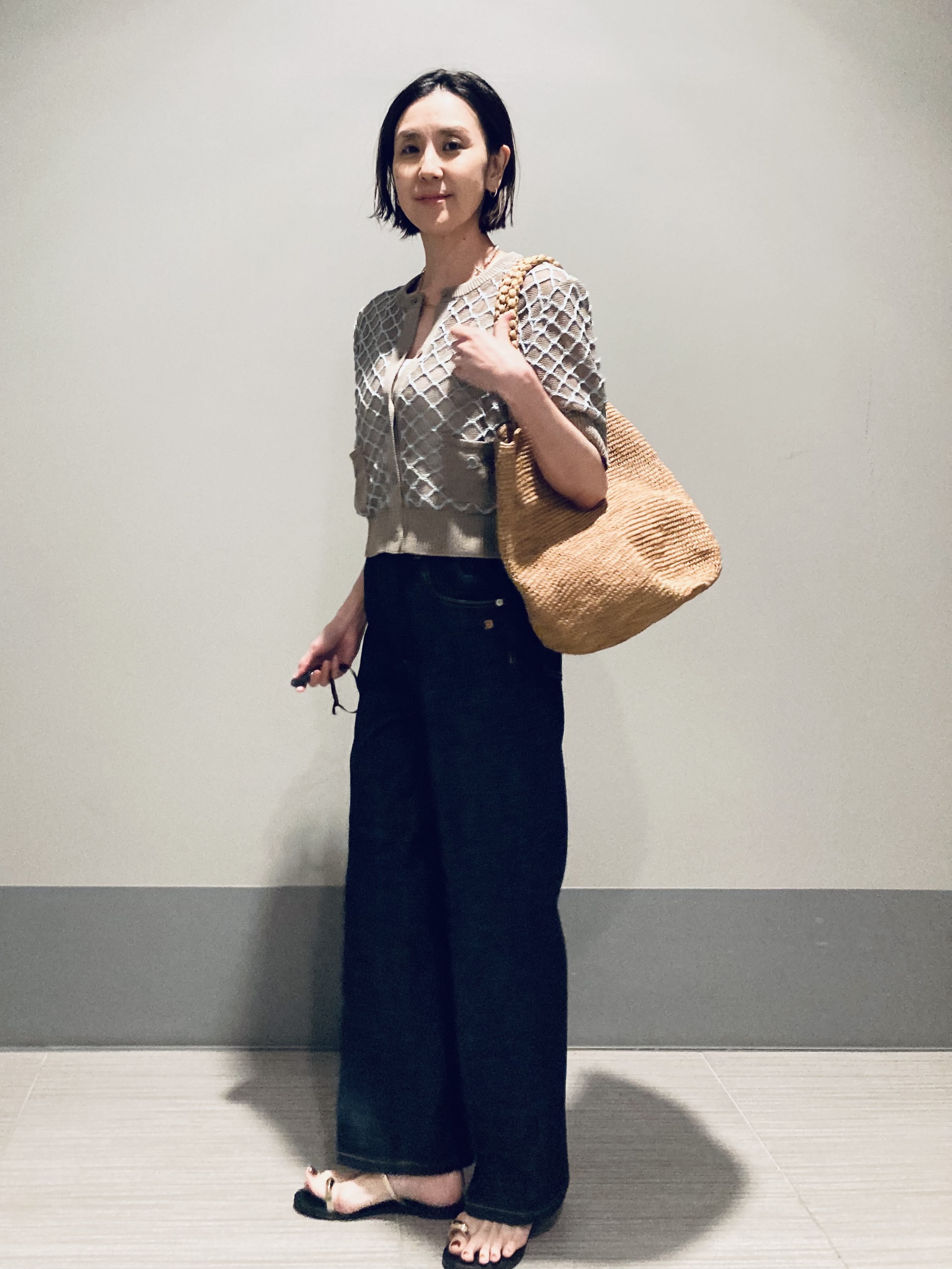Furuさんの「DRESSTERIOR｜【otonaMUSE5月号掲載】センタープレス ワイドストレートデニム」を使ったコーディネート