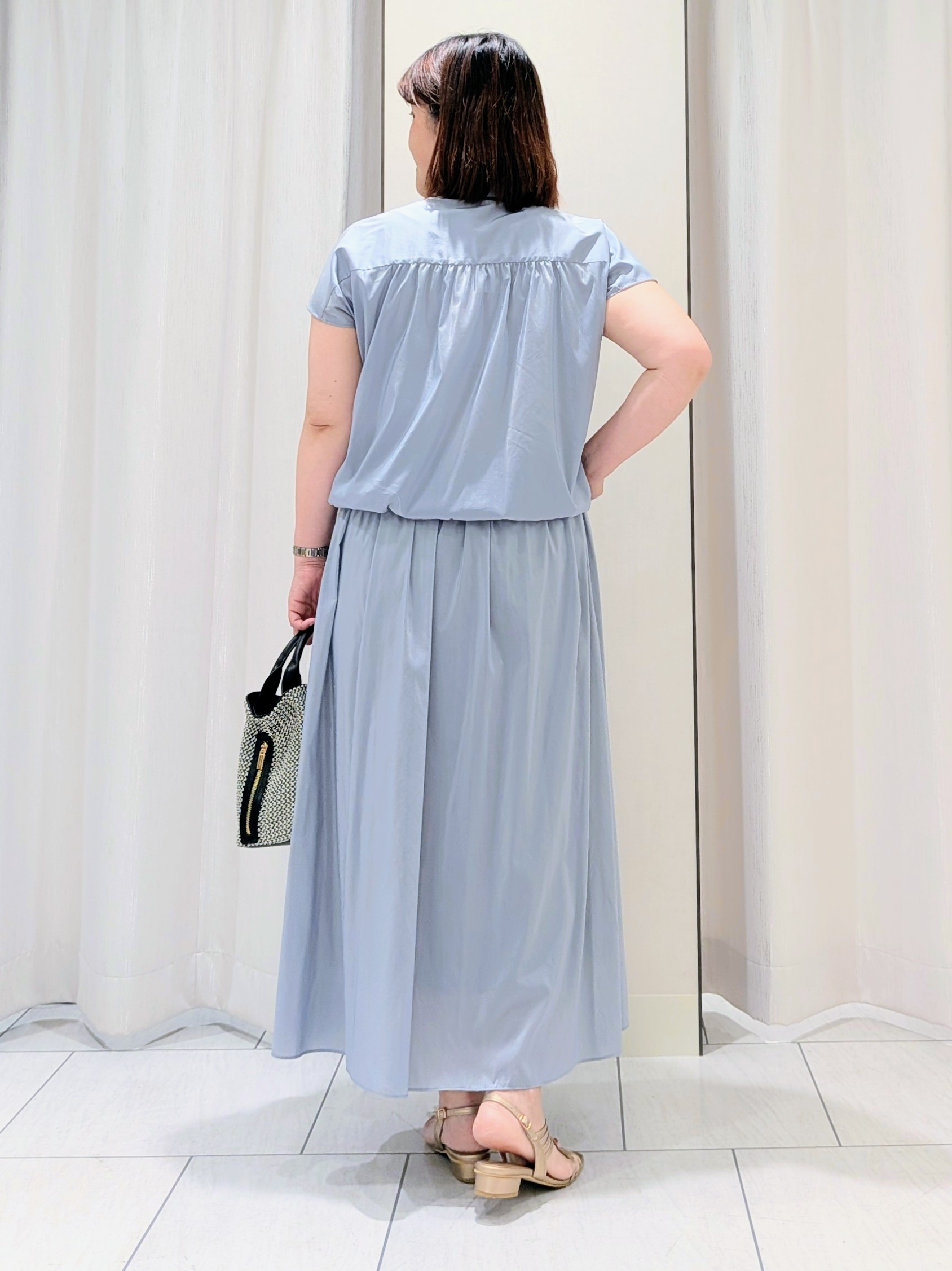 Onumaさんの「UNTITLED｜【セットアップ可/軽量/清涼感】ローンギャザーブラウス」を使ったコーディネート