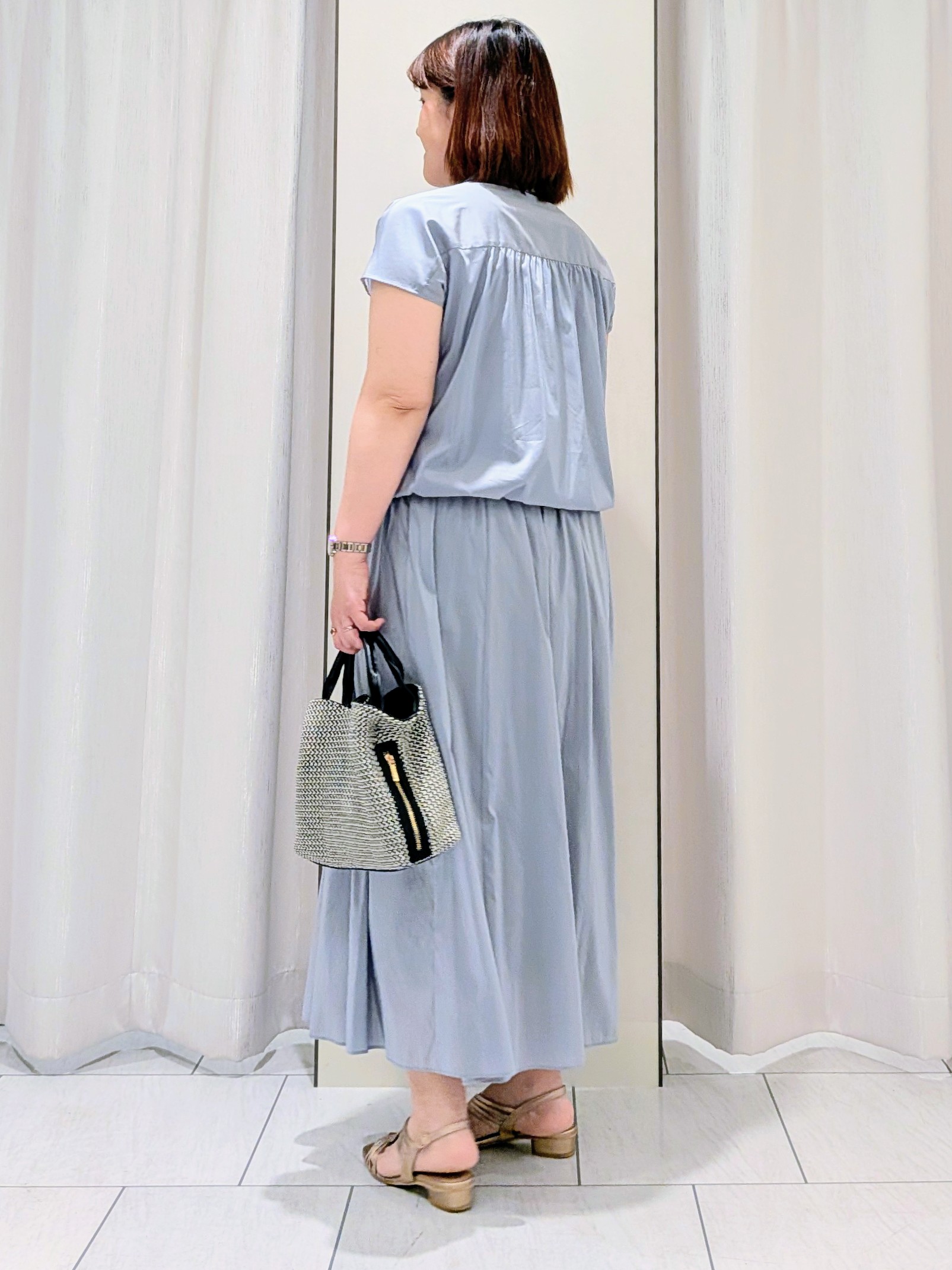 Onumaさんの「UNTITLED｜【セットアップ可/軽量/清涼感】ローンギャザーブラウス」を使ったコーディネート