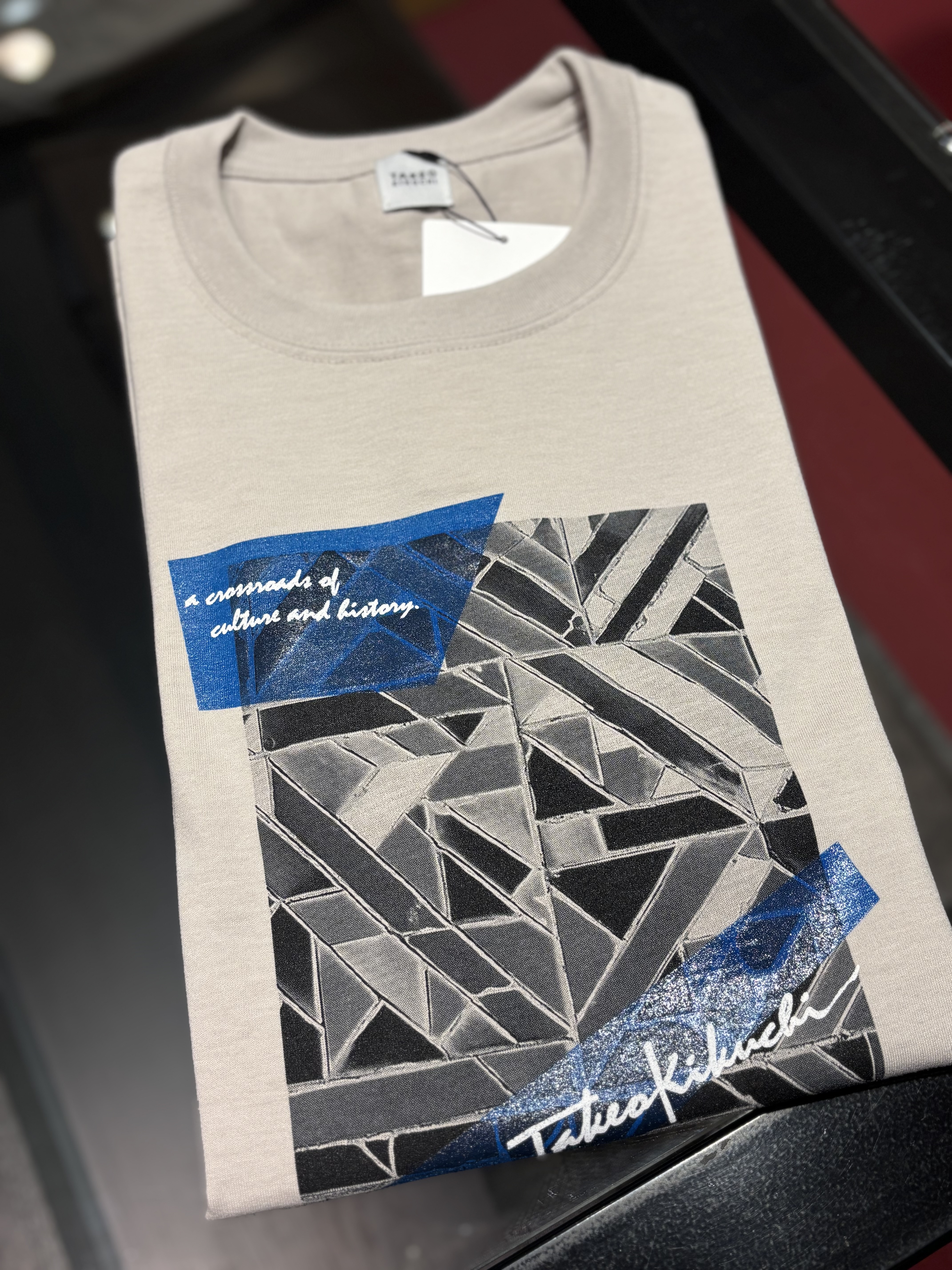 ヒナさんの「TAKEO KIKUCHI｜モノクロタイルTシャツ」を使ったコーディネート