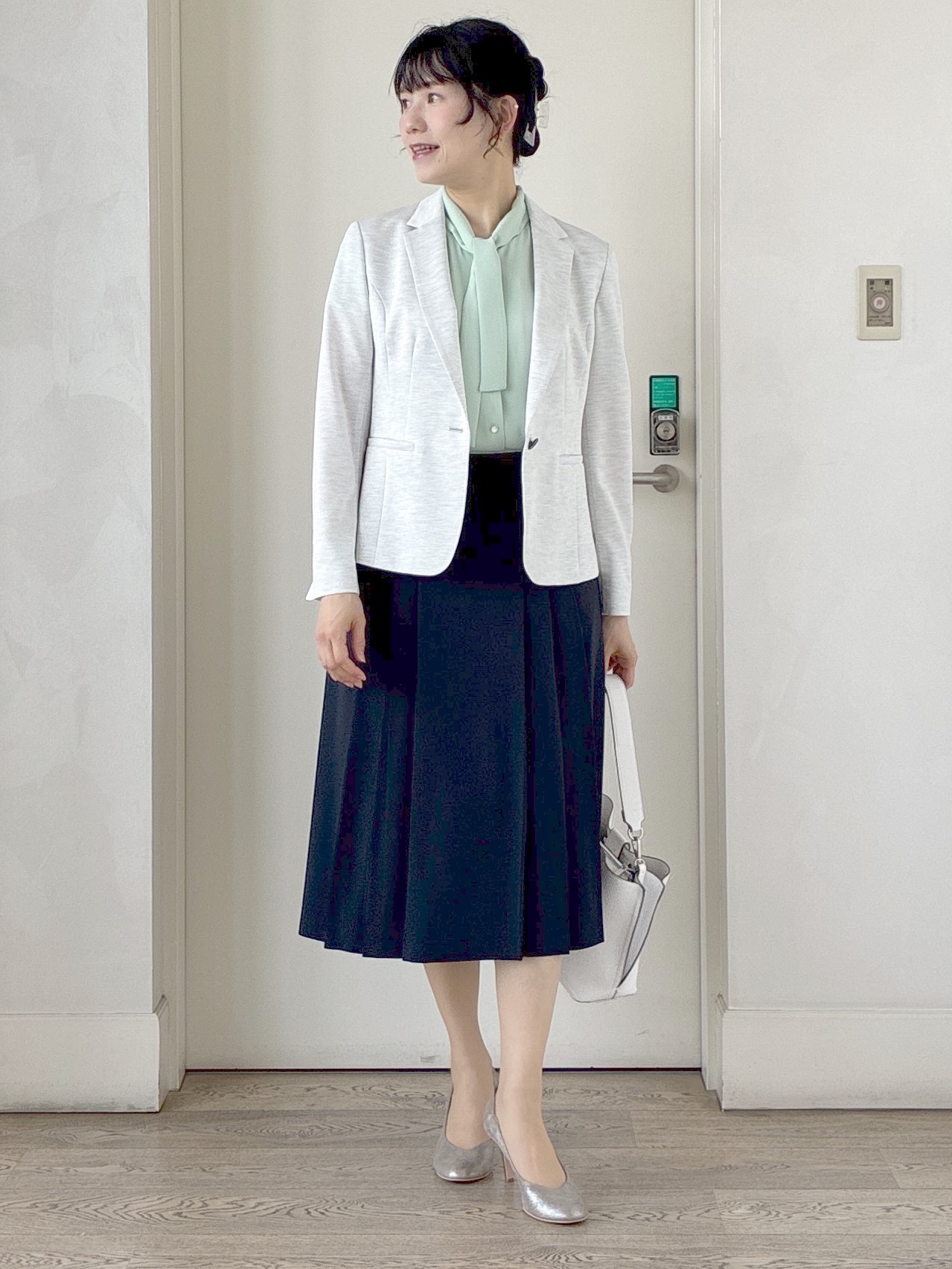  beni_gingerさんの「Reflect｜【SS-4Lサイズ／UVカット／接触冷感】匠ジャケット／ベーシックテーラード」を使ったコーディネート