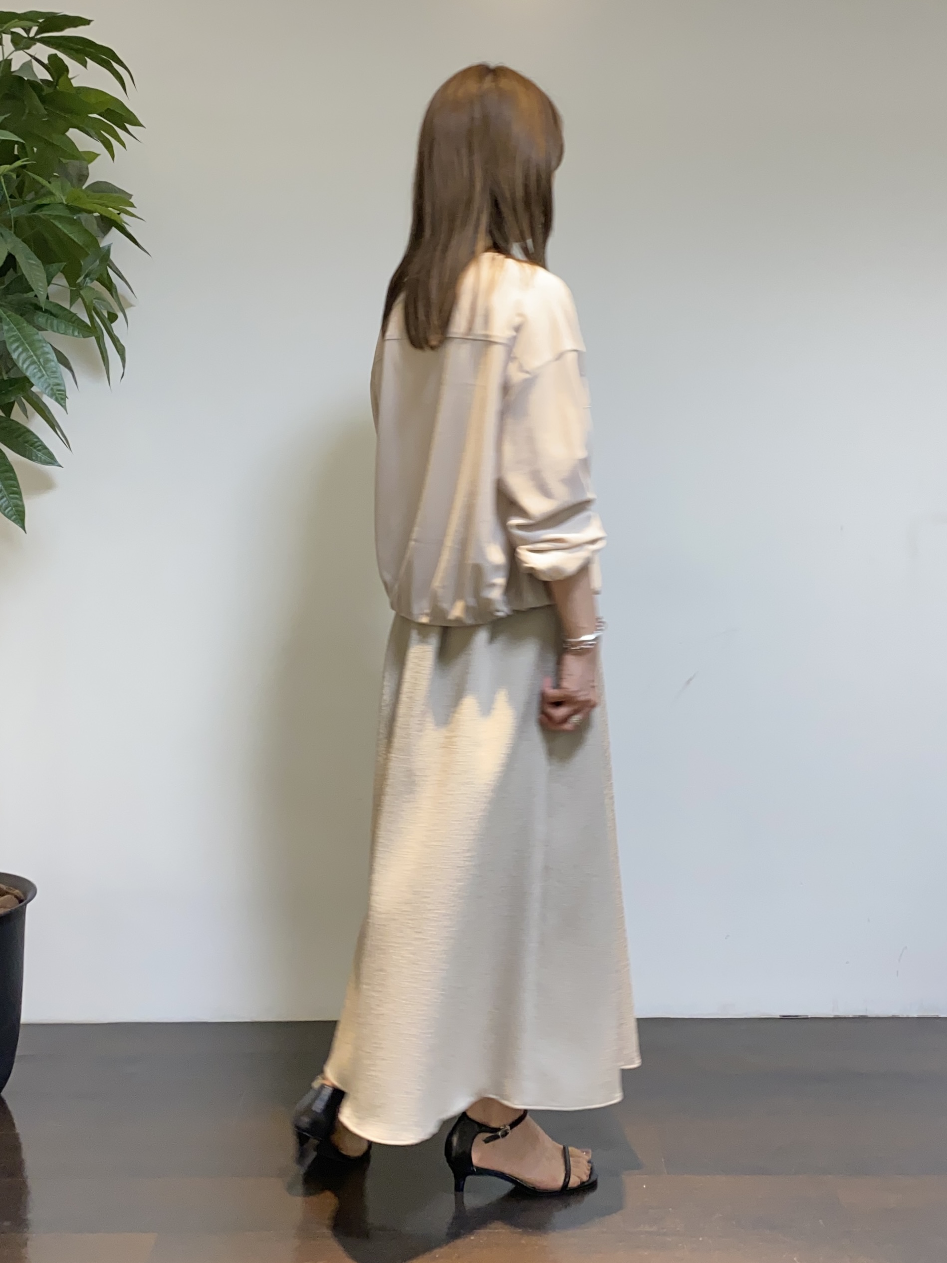 tomoさんの「UNTITLED｜◆【洗える】シアーブルゾン」を使ったコーディネート