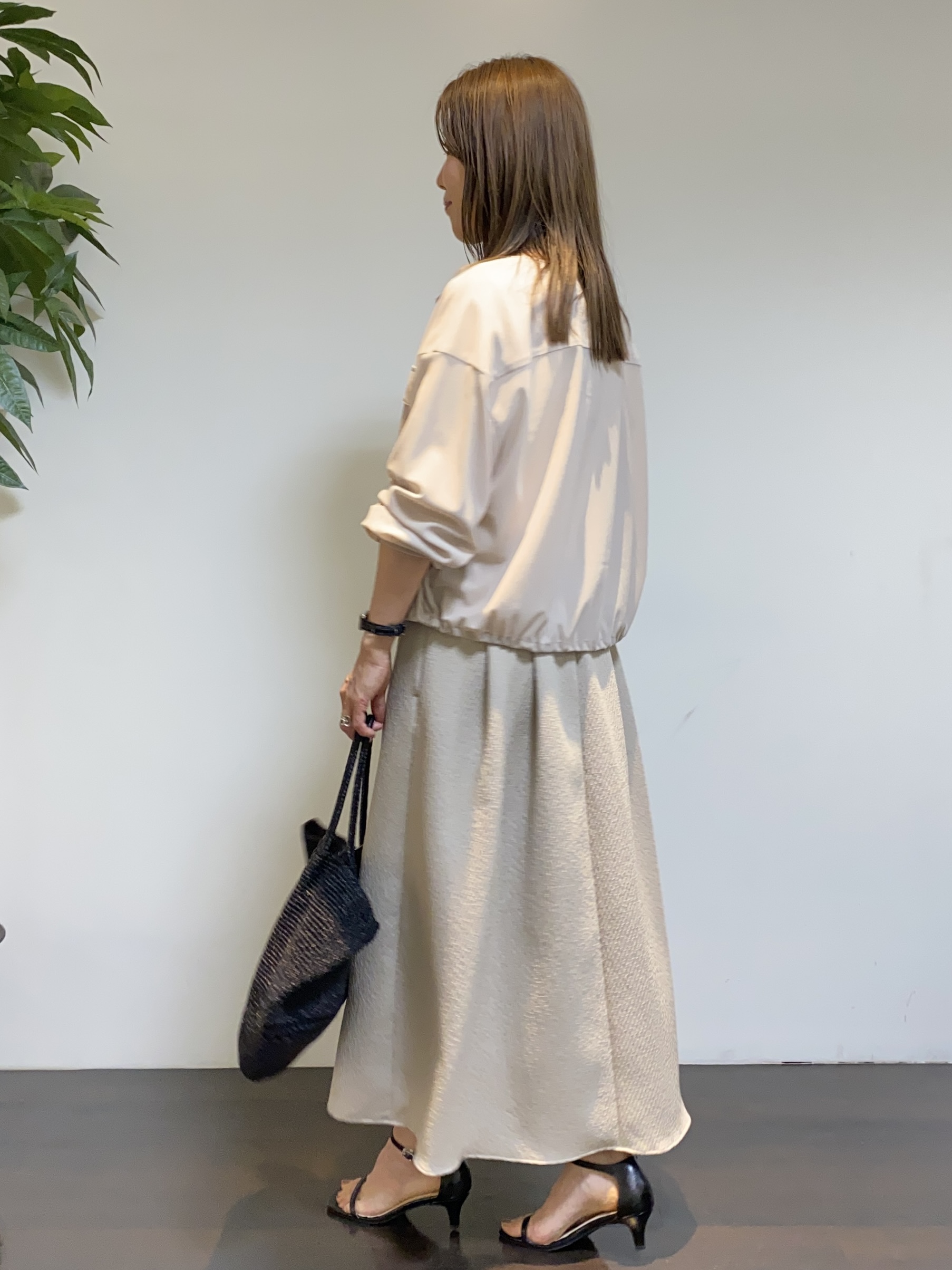 tomoさんの「UNTITLED｜◆【洗える】シアーブルゾン」を使ったコーディネート