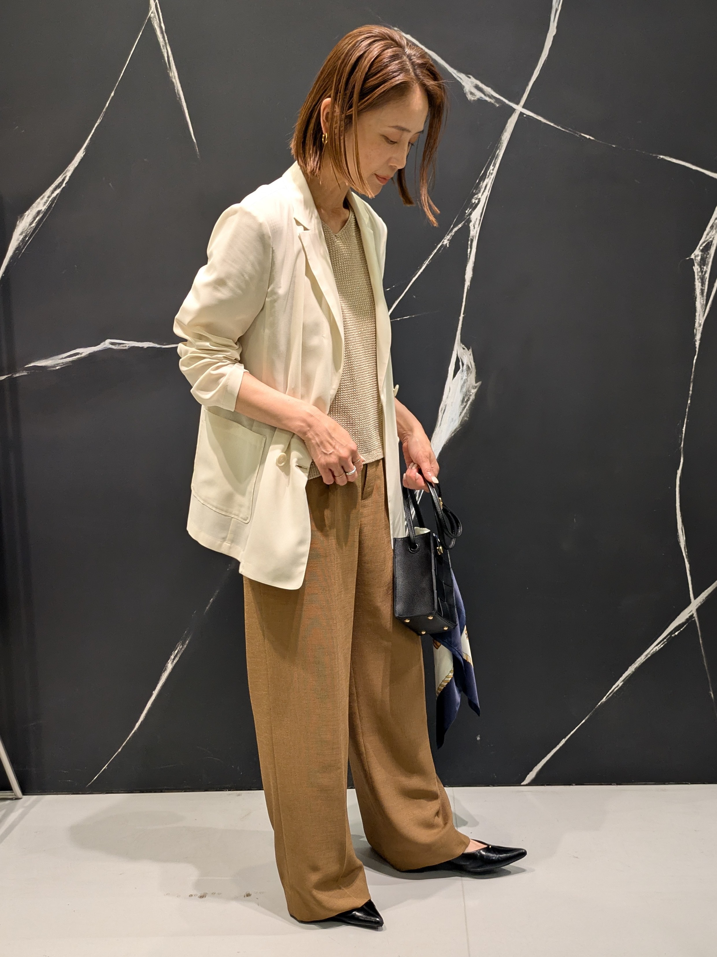 MIKIさんの「COUP DE CHANCE｜【手洗い可／日本製】シアーテーラード ジャケット」を使ったコーディネート