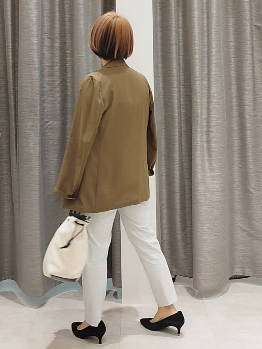 s u g iさんの「UNTITLED｜◆【セットアップ可/接触冷感/通気性】ドライシアーダブルジャケット」を使ったコーディネート