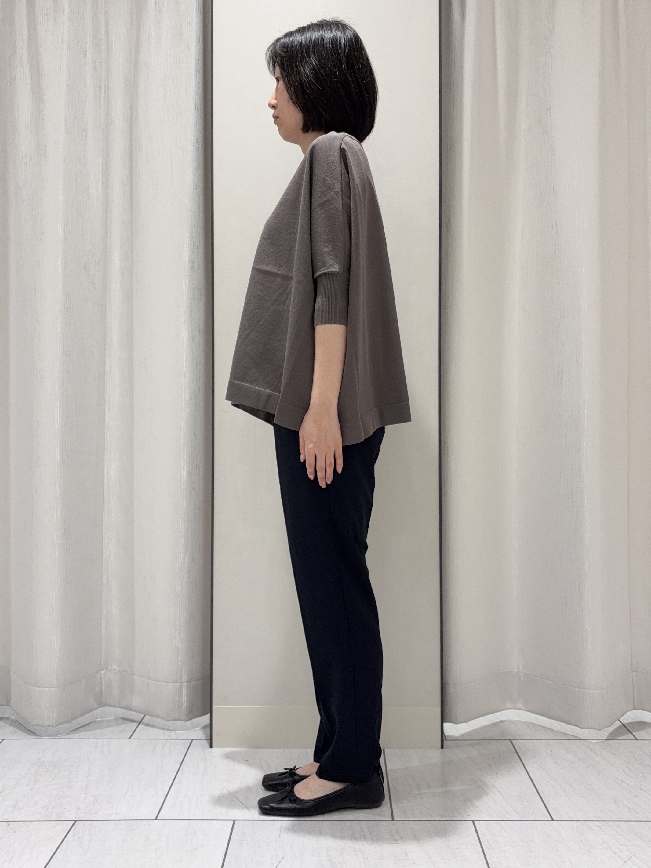 わたなべさんの「UNTITLED｜【アンサンブル可/洗える】シアーレーヨンニット」を使ったコーディネート