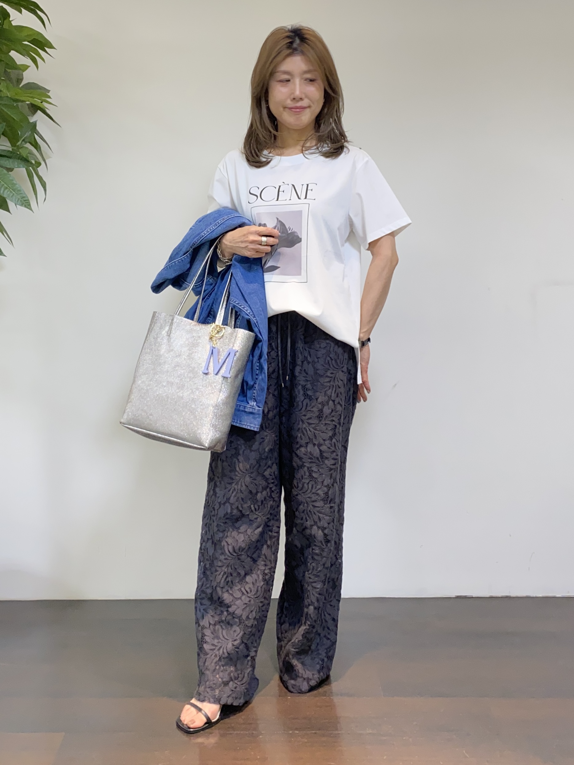 tomoさんの「UNTITLED｜【Healthy DENIM】別注Bran／デニムジャケット」を使ったコーディネート