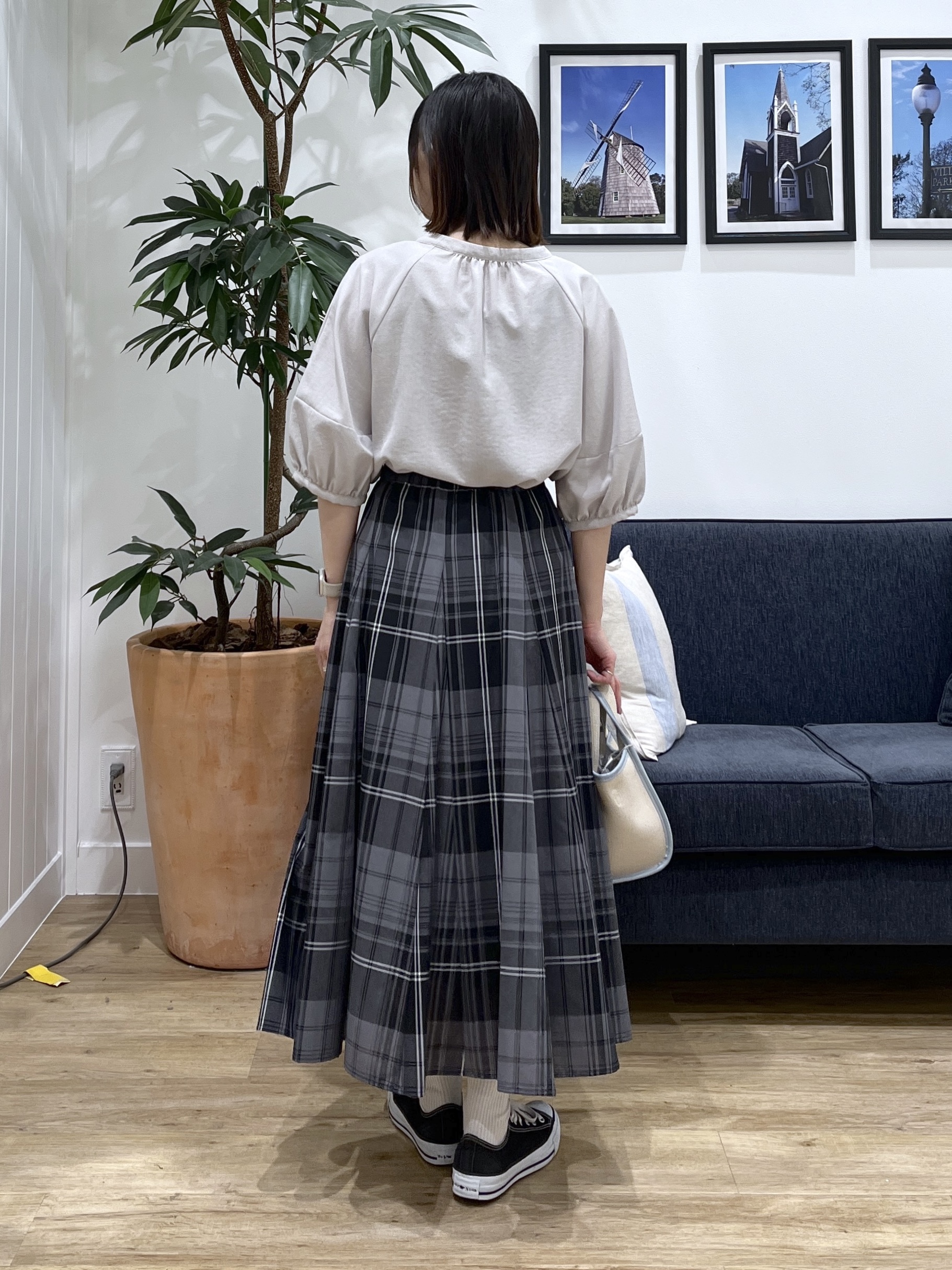 canaさんの「Dessin｜【洗える】スキッパーライトブラウス」を使ったコーディネート