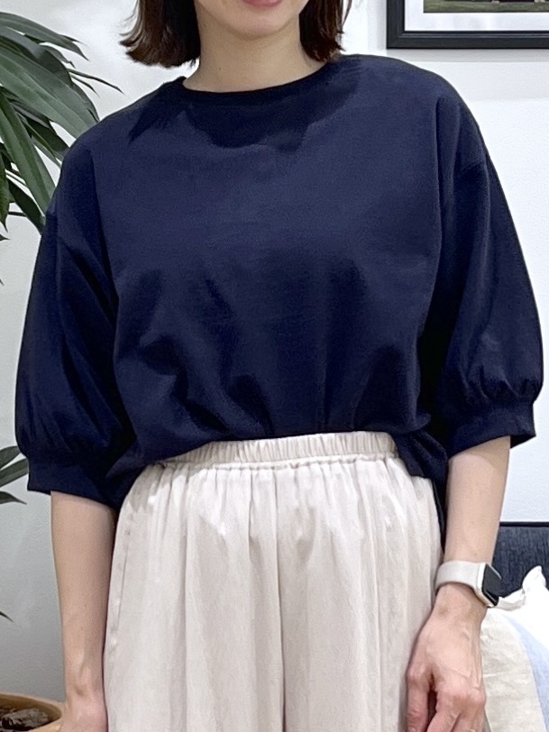 canaさんの「Dessin｜【360度可愛い】バックヘンリーカットソー5分袖」を使ったコーディネート