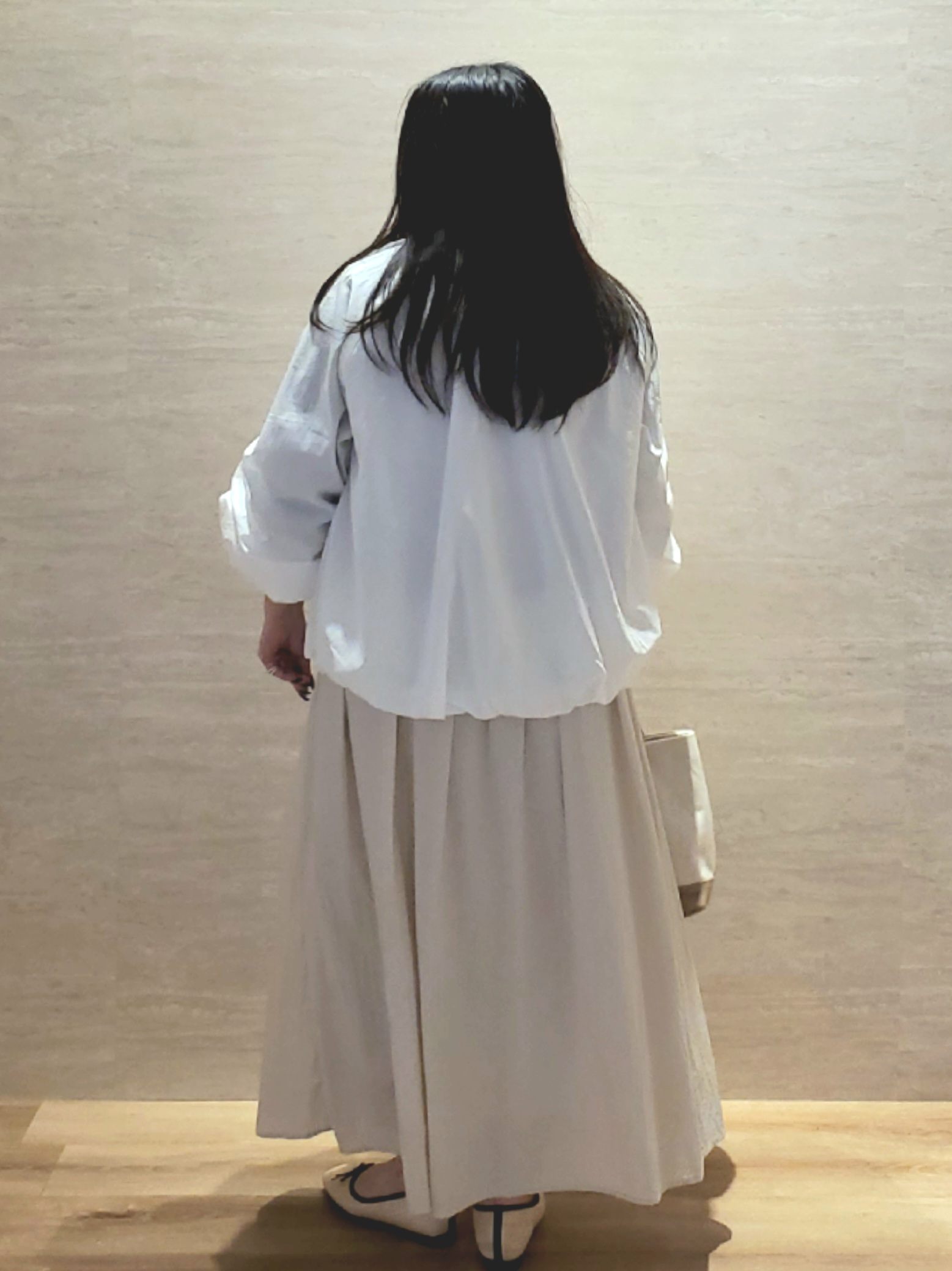 ちぃさんの「OPAQUE.CLIP｜撥水 裾バルーンブルゾン【洗濯機OK】」を使ったコーディネート