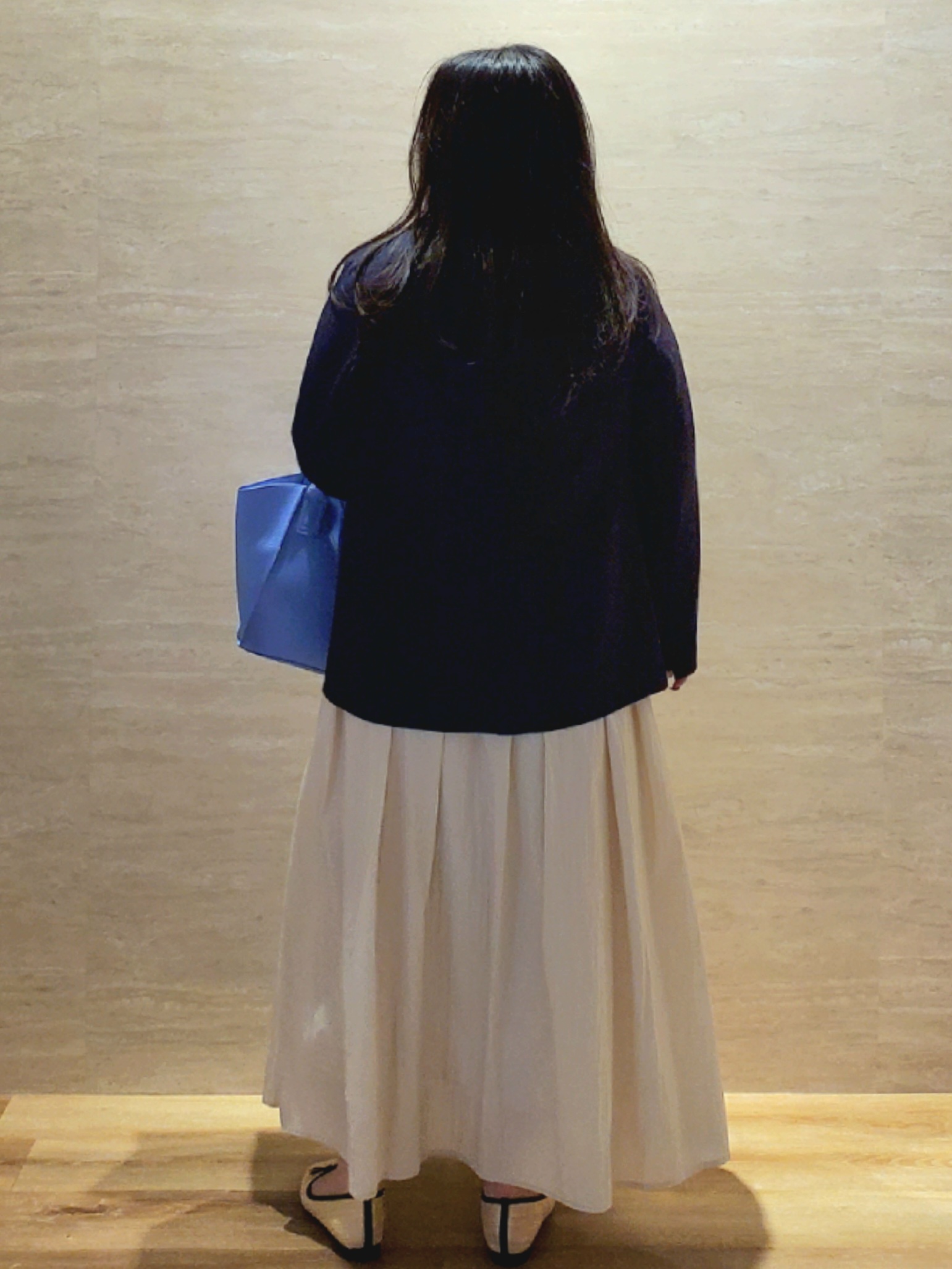ちぃさんの「OPAQUE.CLIP｜【UV／接触冷感】ダブルブレストジャケット《防シワ加工／洗える》」を使ったコーディネート