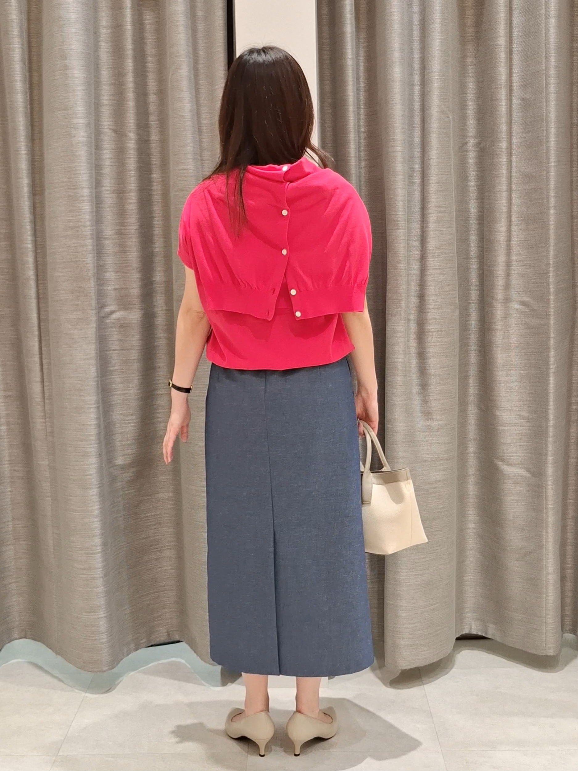 YuKaRiさんの「UNTITLED｜【9色展開/アンサンブル可/洗える】コットンベーシックニット」を使ったコーディネート