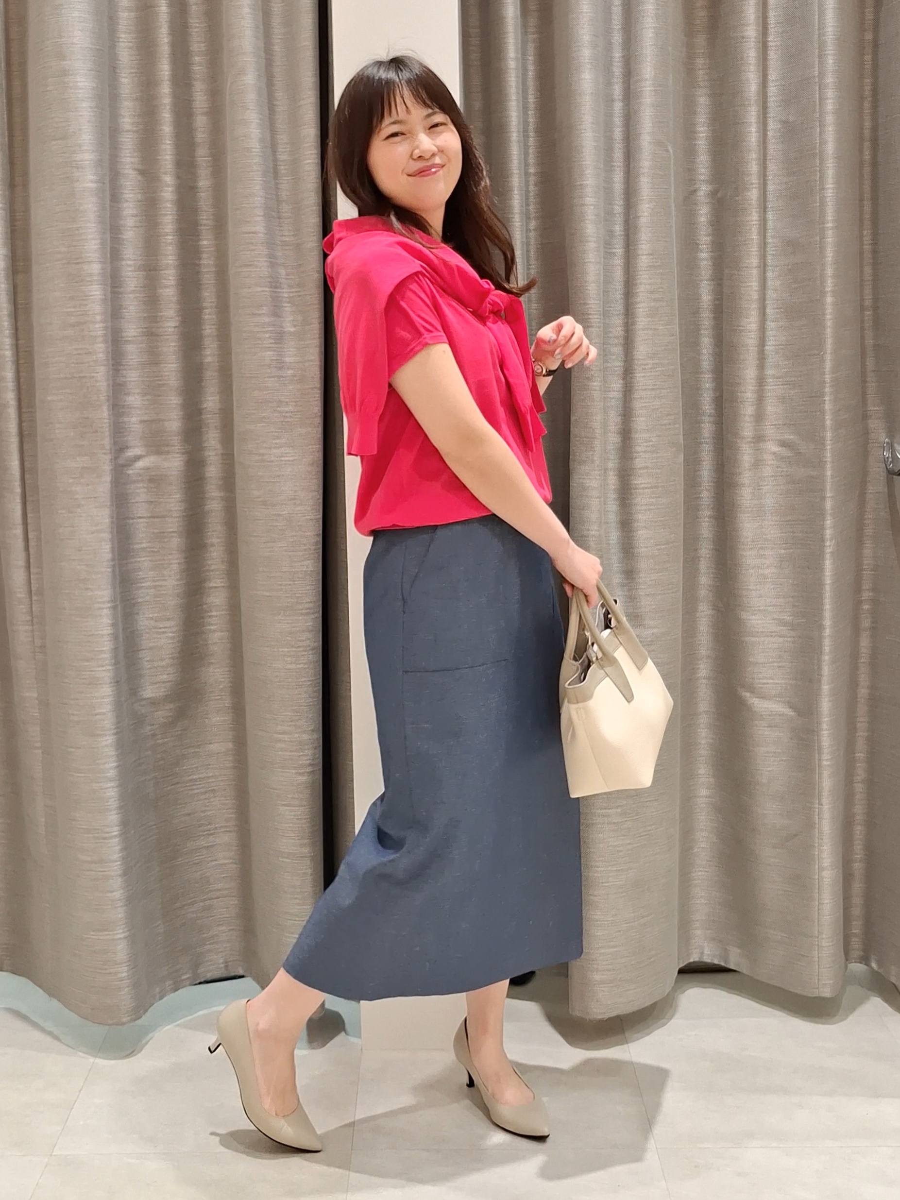 YuKaRiさんの「UNTITLED｜【9色展開/アンサンブル可/洗える】コットンベーシックニット」を使ったコーディネート