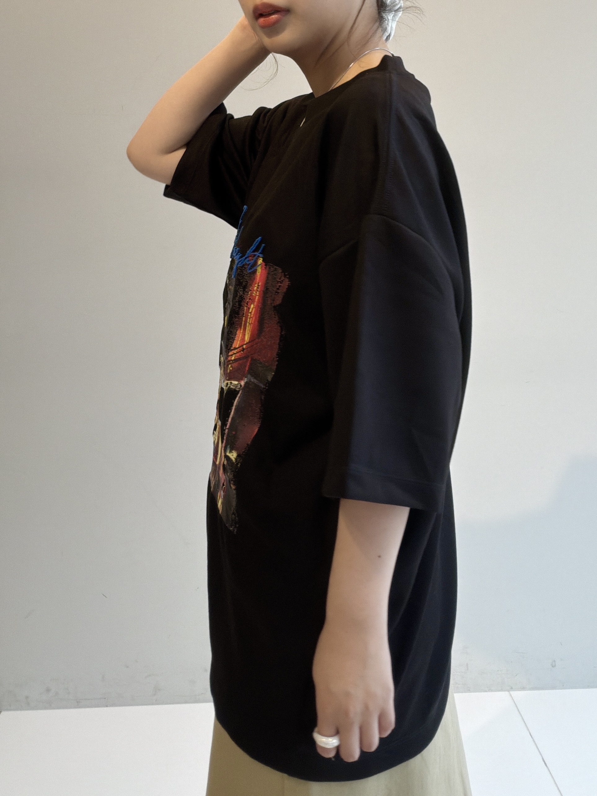 abeさんの「tk.TAKEO KIKUCHI｜ブラシ刺繍半袖Ｔシャツ」を使ったコーディネート