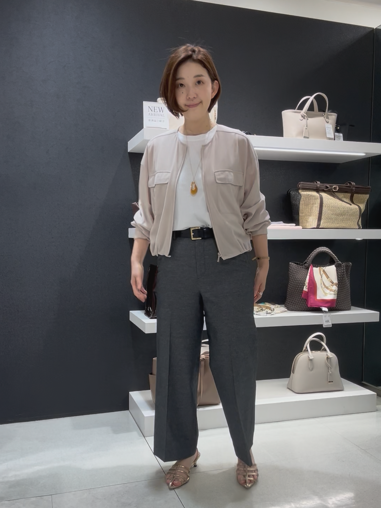 まどかさんの「UNTITLED｜◆【洗える】シアーブルゾン」を使ったコーディネート
