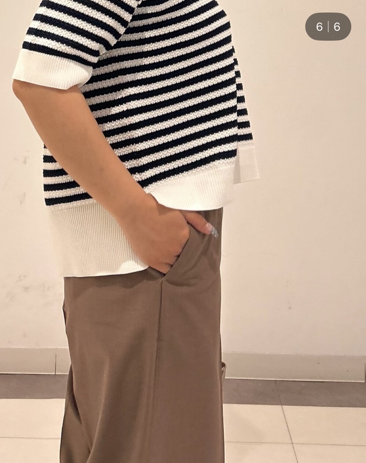 とりみさんの「DRESSTERIOR｜【接触冷感/セットアップ可】ストレッチ ワイドパンツ」を使ったコーディネート