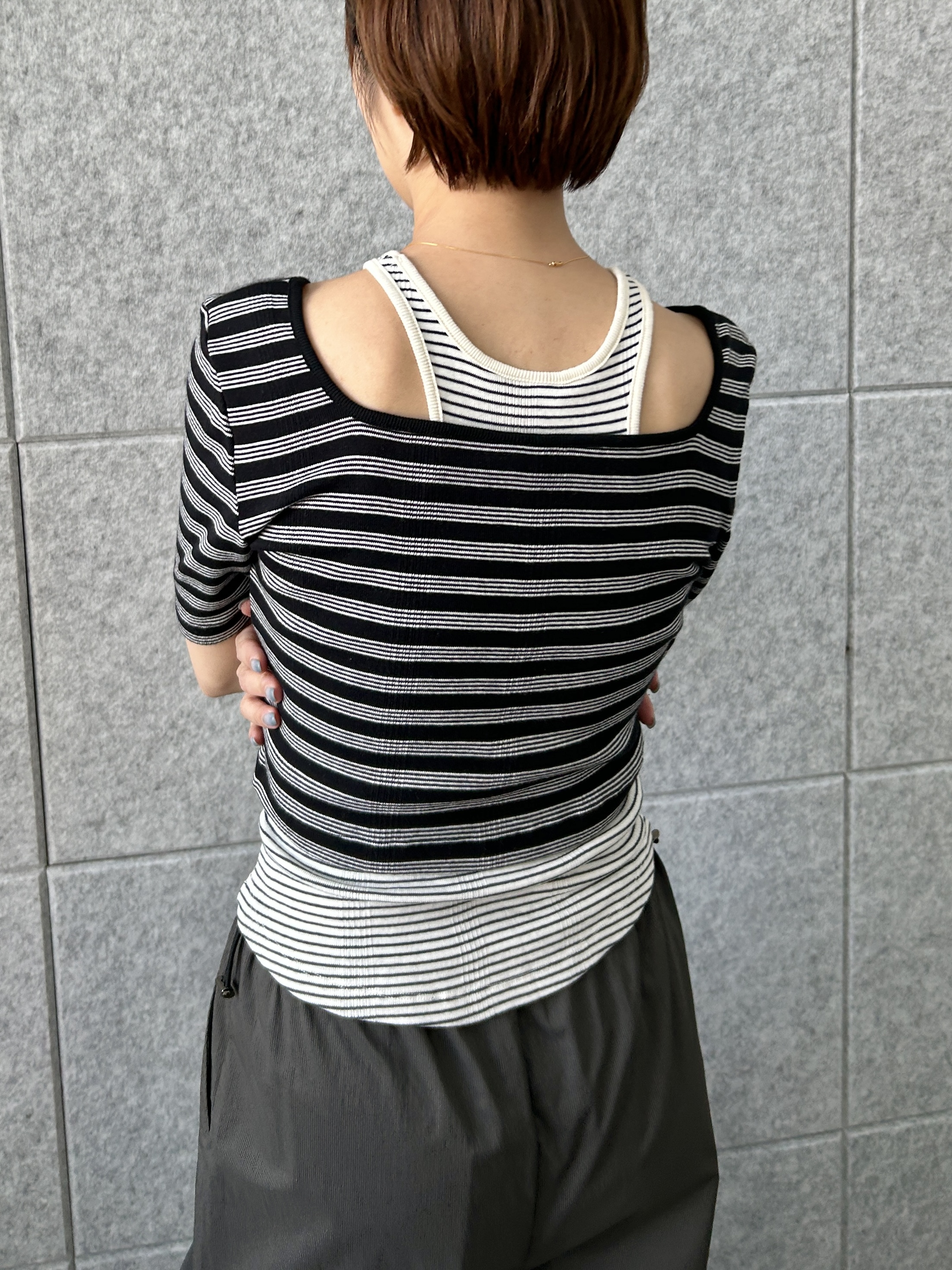 harunaさんの「CODE A｜Robert P. Miller＊CODE A｜twin layer tank set」を使ったコーディネート