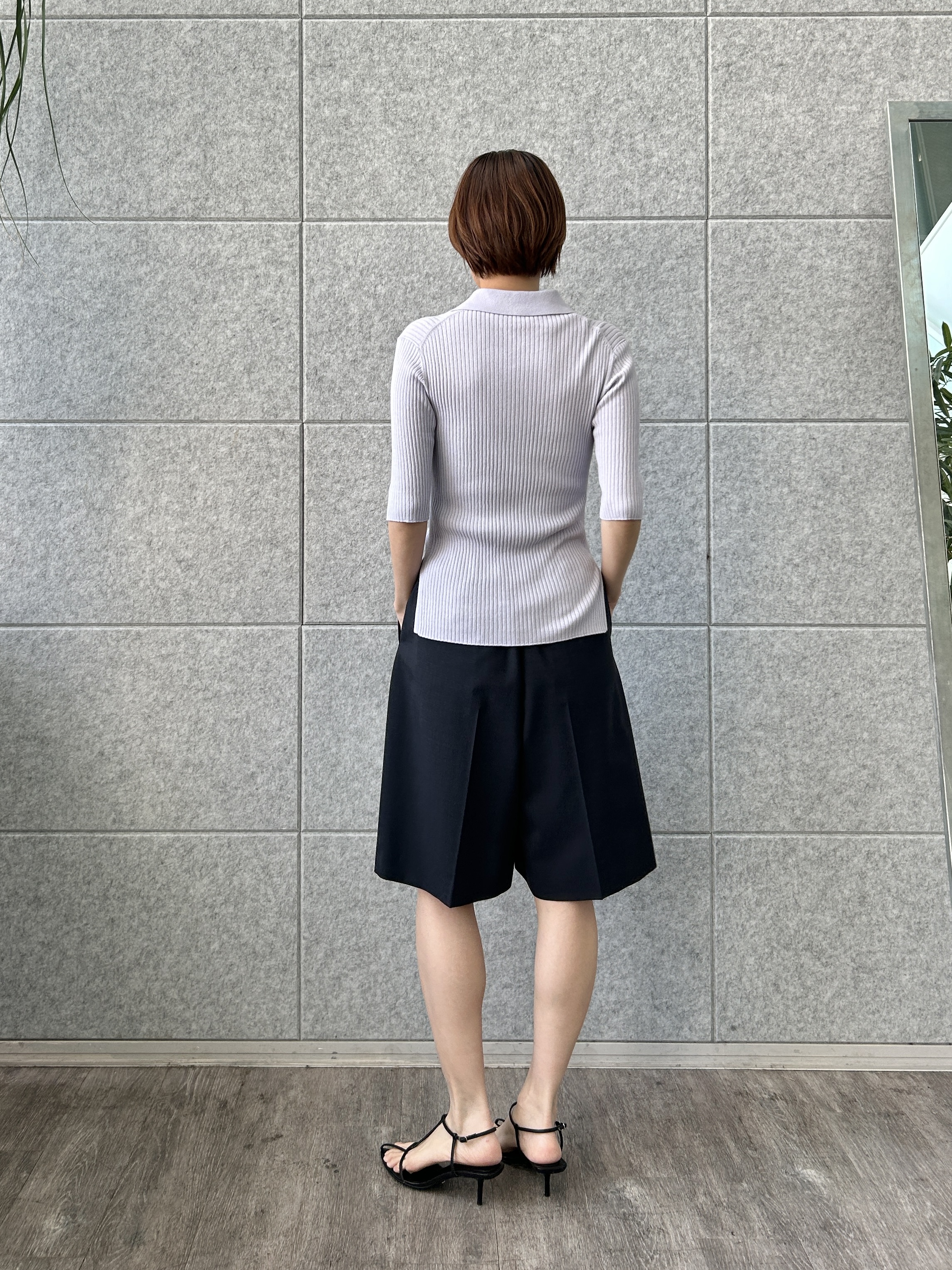harunaさんの「CODE A｜rib zip cardigan」を使ったコーディネート
