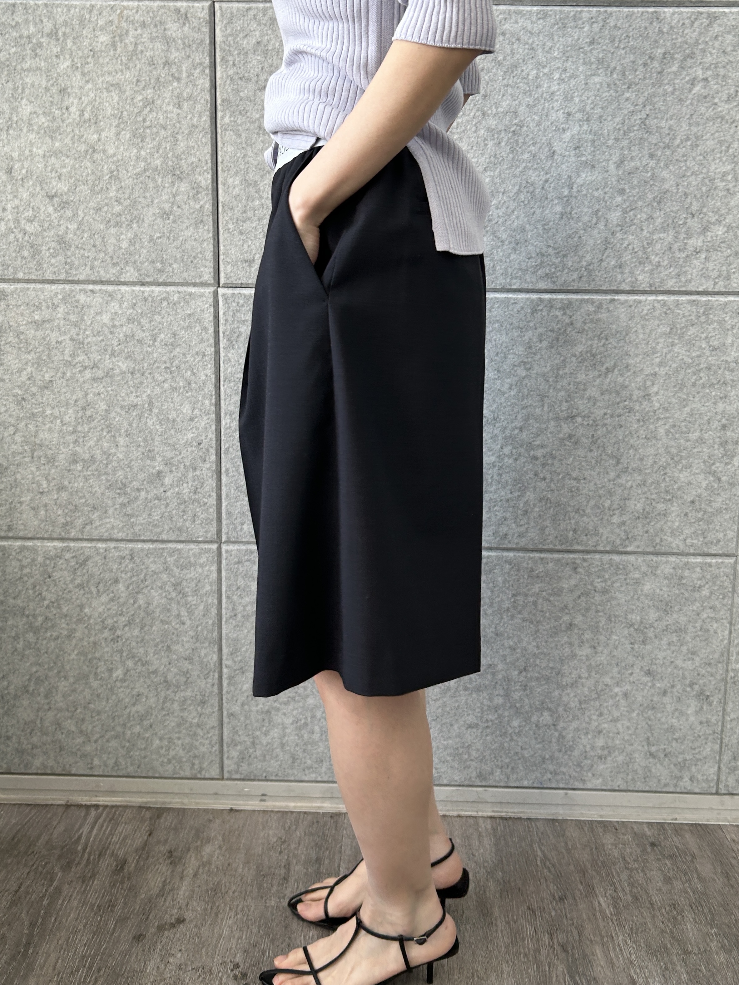 harunaさんの「CODE A｜rib zip cardigan」を使ったコーディネート