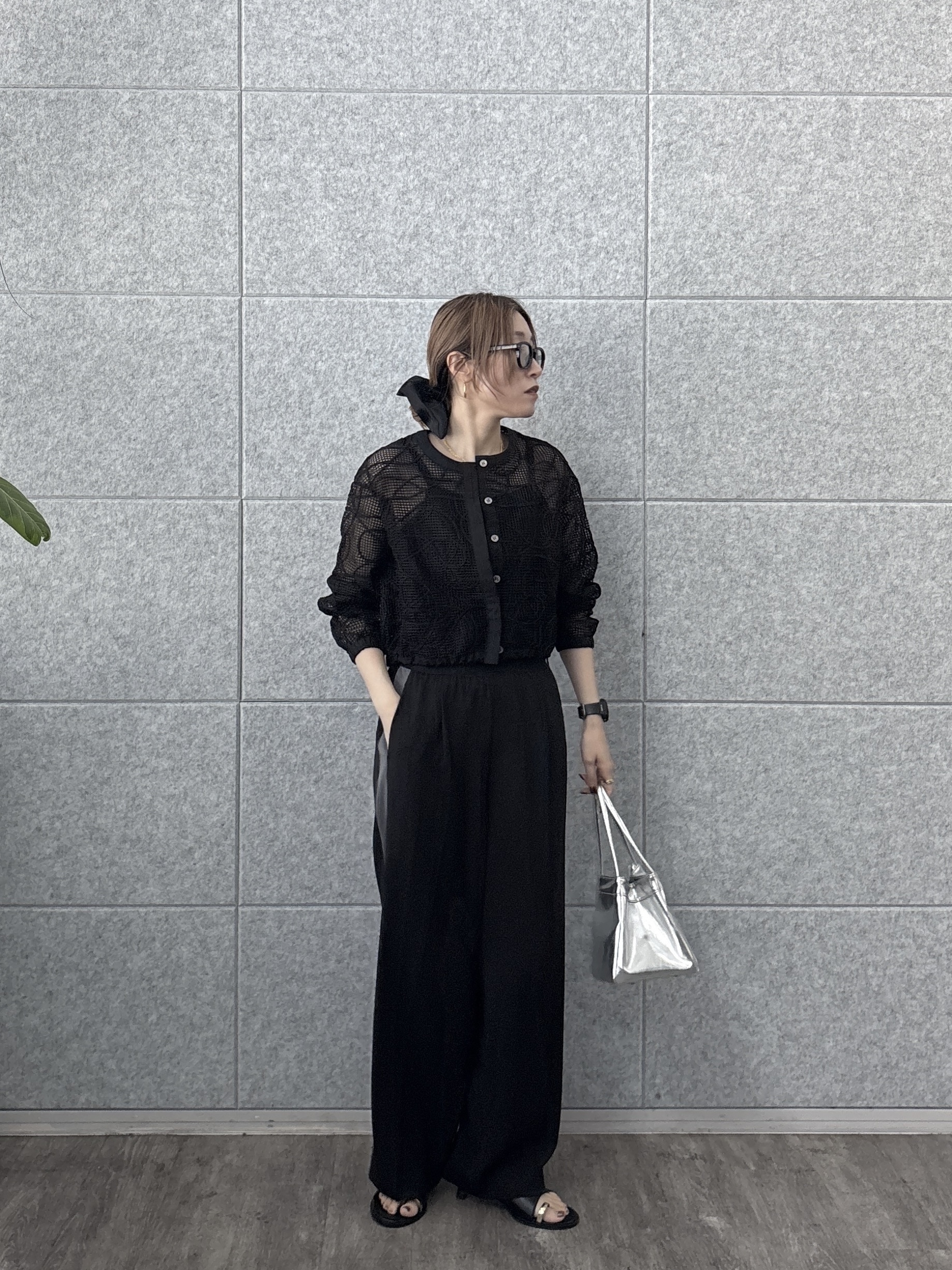 kotakiさんの「INDIVI｜アートメッシュブルゾン」を使ったコーディネート