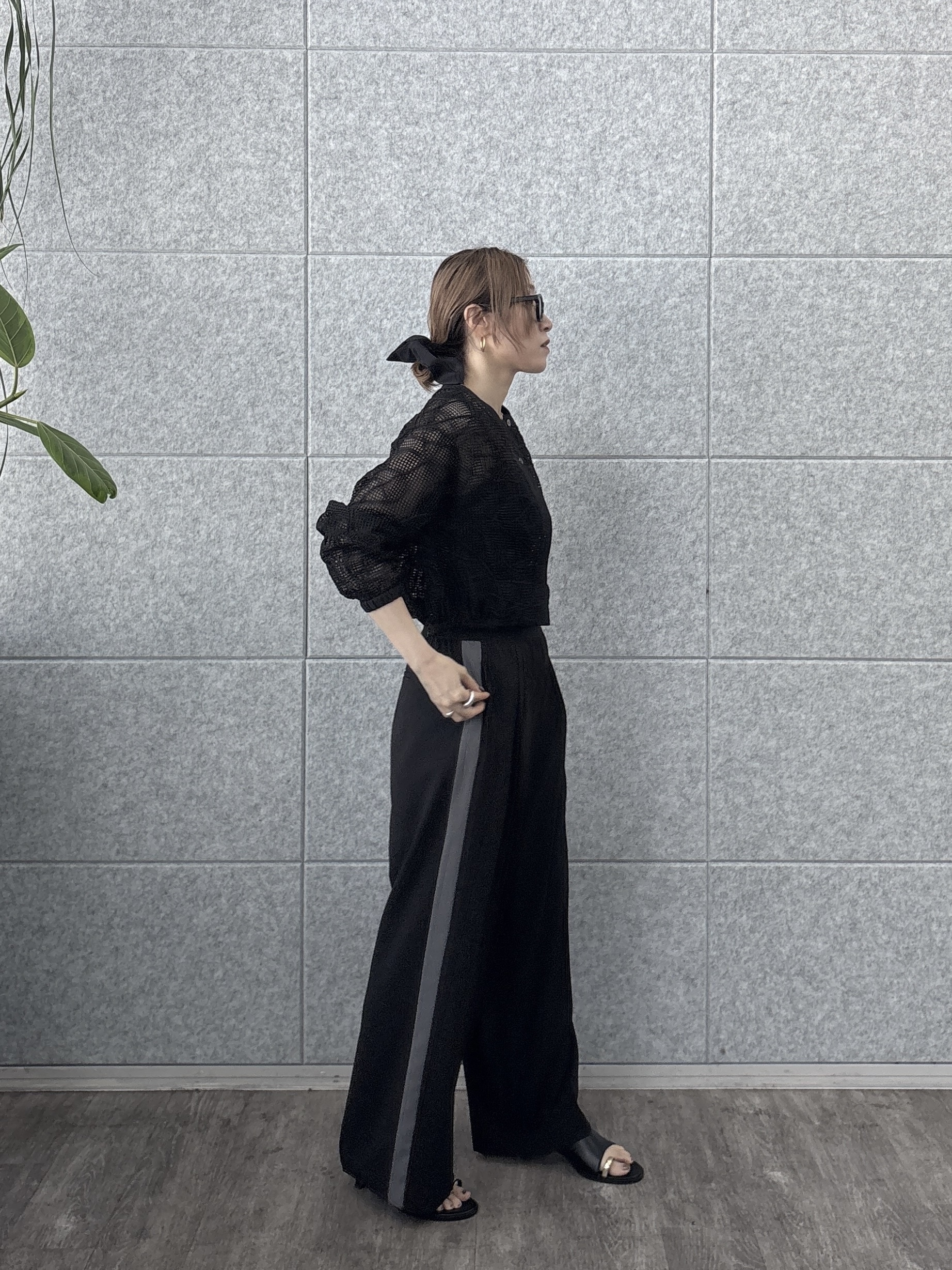 kotakiさんの「INDIVI｜アートメッシュブルゾン」を使ったコーディネート