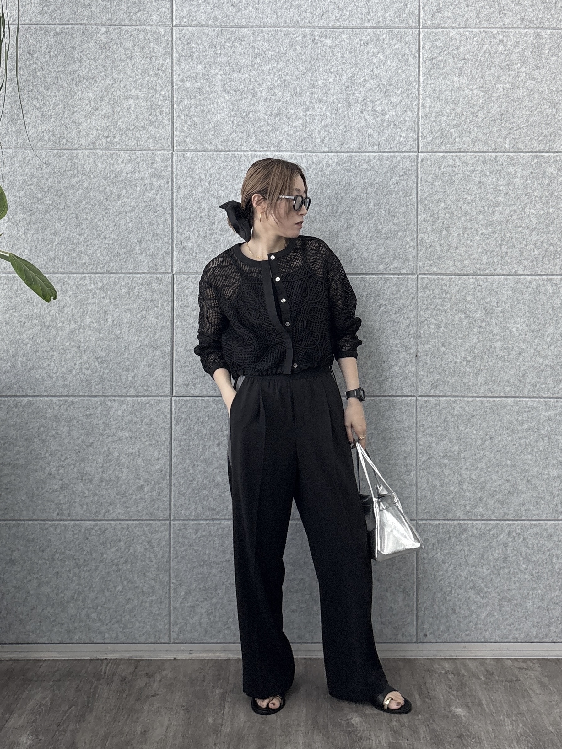 kotakiさんの「INDIVI｜アートメッシュブルゾン」を使ったコーディネート