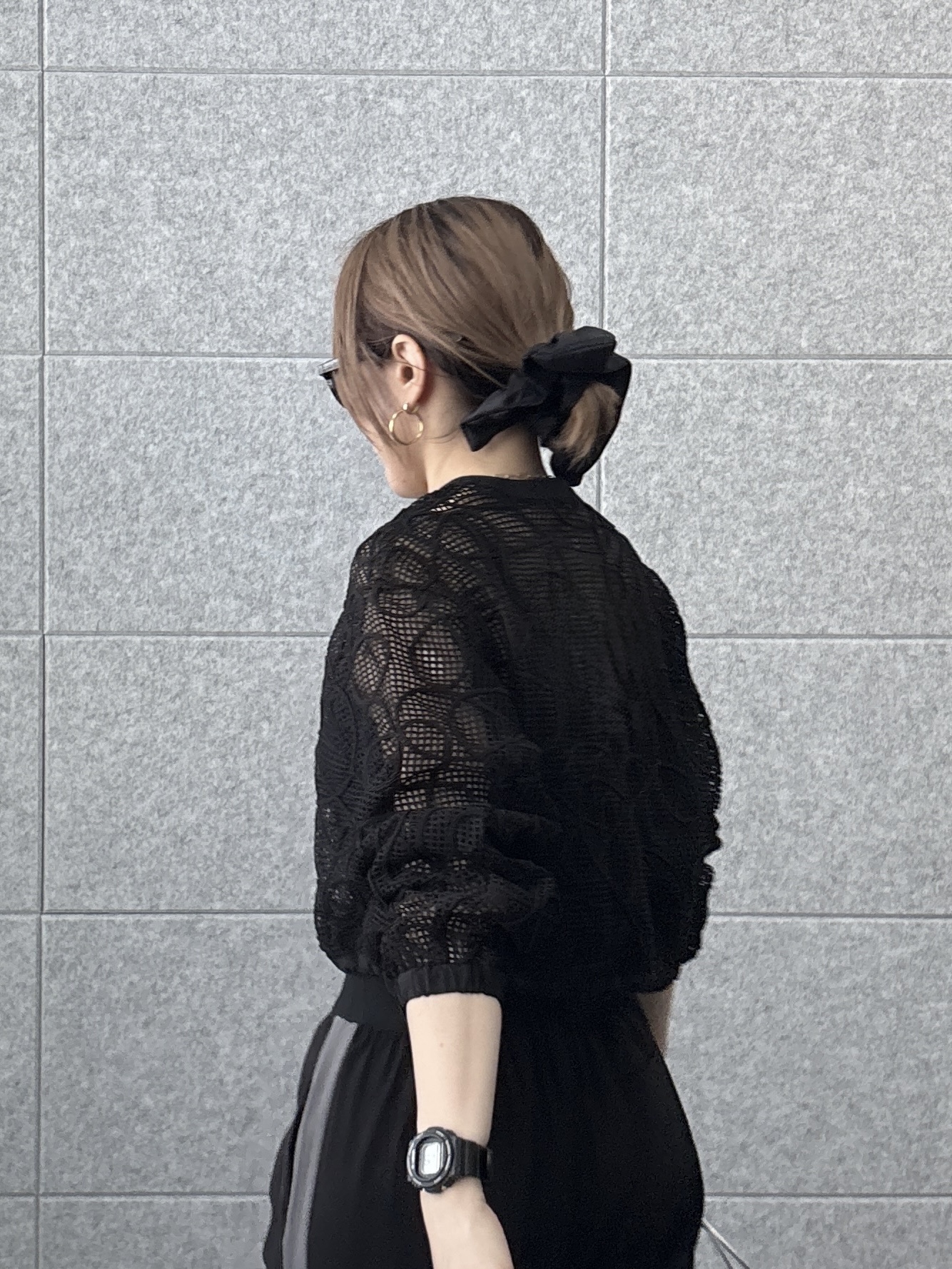 kotakiさんの「INDIVI｜アートメッシュブルゾン」を使ったコーディネート