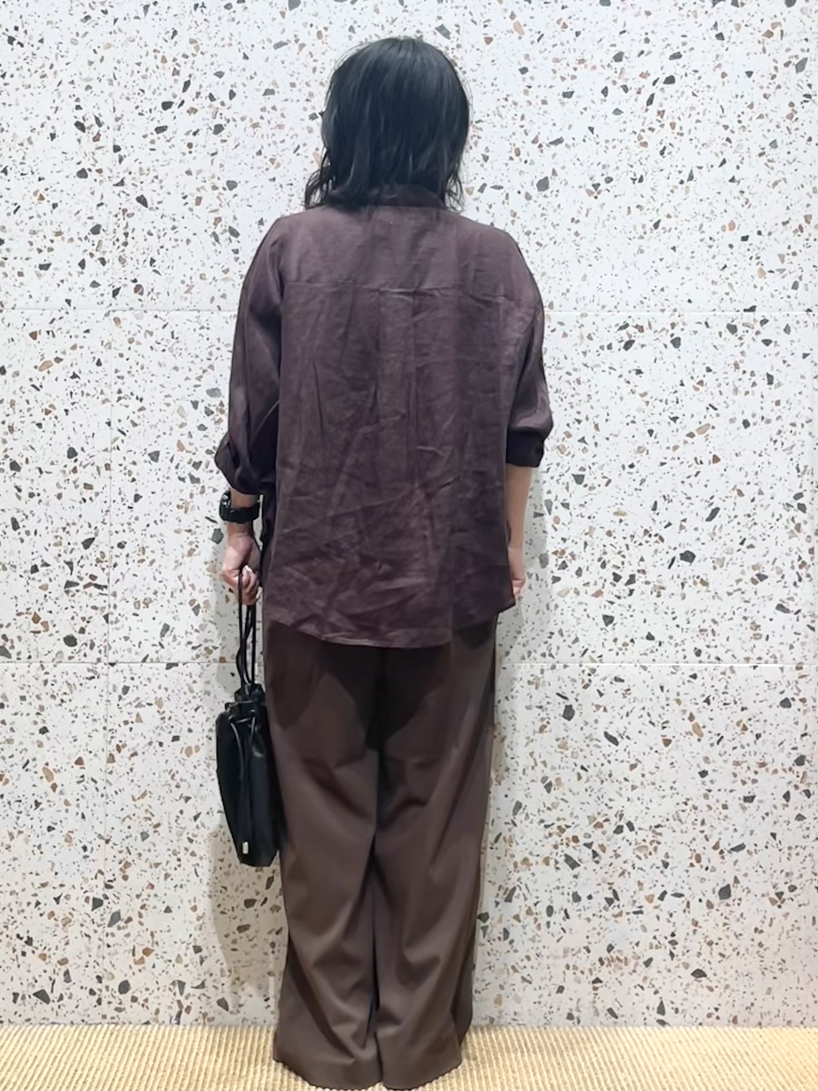 シゲリさんの「OPAQUE.CLIP｜フレンチリネンシャツ／カシュクール【洗濯機OK】《5col》」を使ったコーディネート