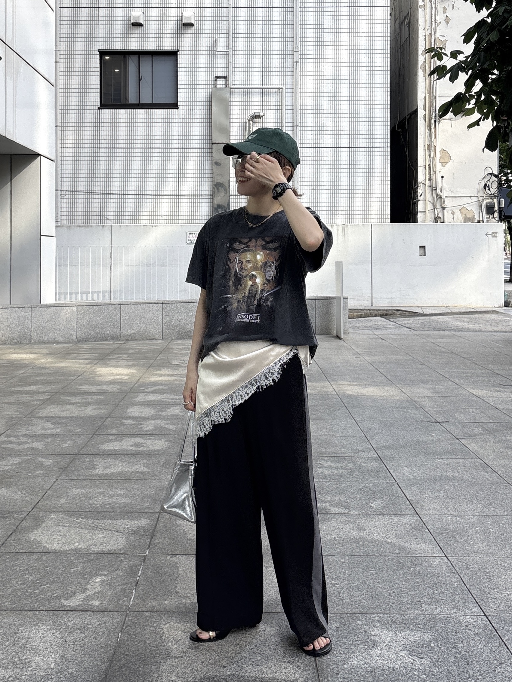 kotakiさんの「INDIVI｜Comfy SET UP｜イージーサイドラインワイドパンツ【セットアップ対応／通勤／カセット服／接触」を使ったコーディネート