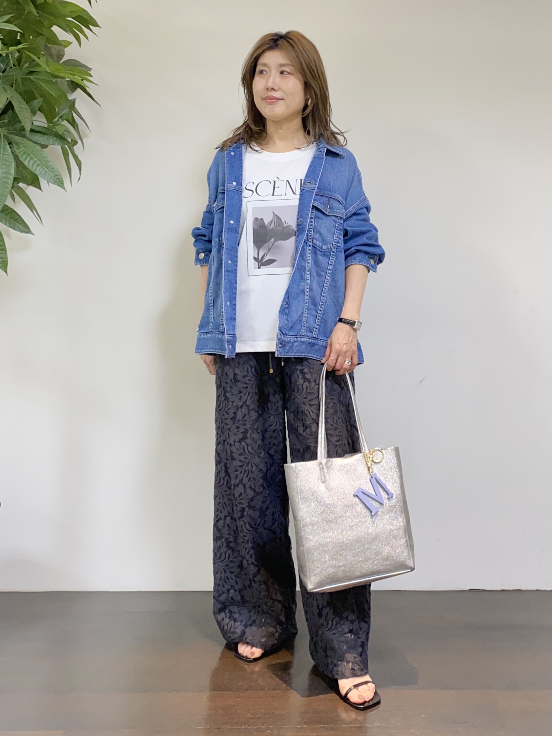 tomoさんの「UNTITLED｜【Healthy DENIM】別注Bran／デニムジャケット」を使ったコーディネート