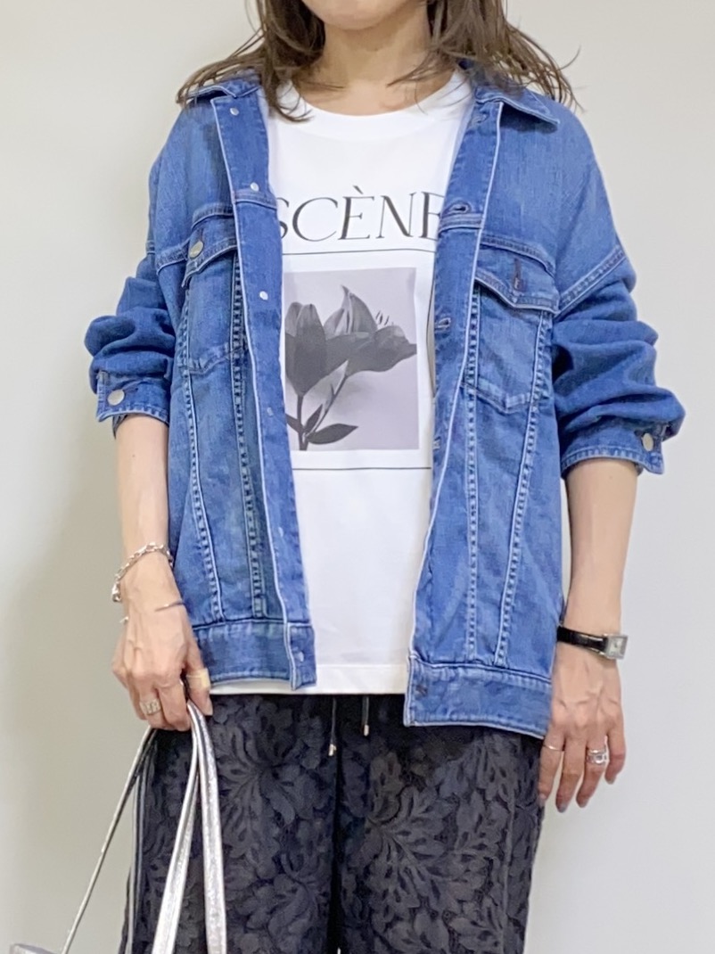 tomoさんの「UNTITLED｜【Healthy DENIM】別注Bran／デニムジャケット」を使ったコーディネート