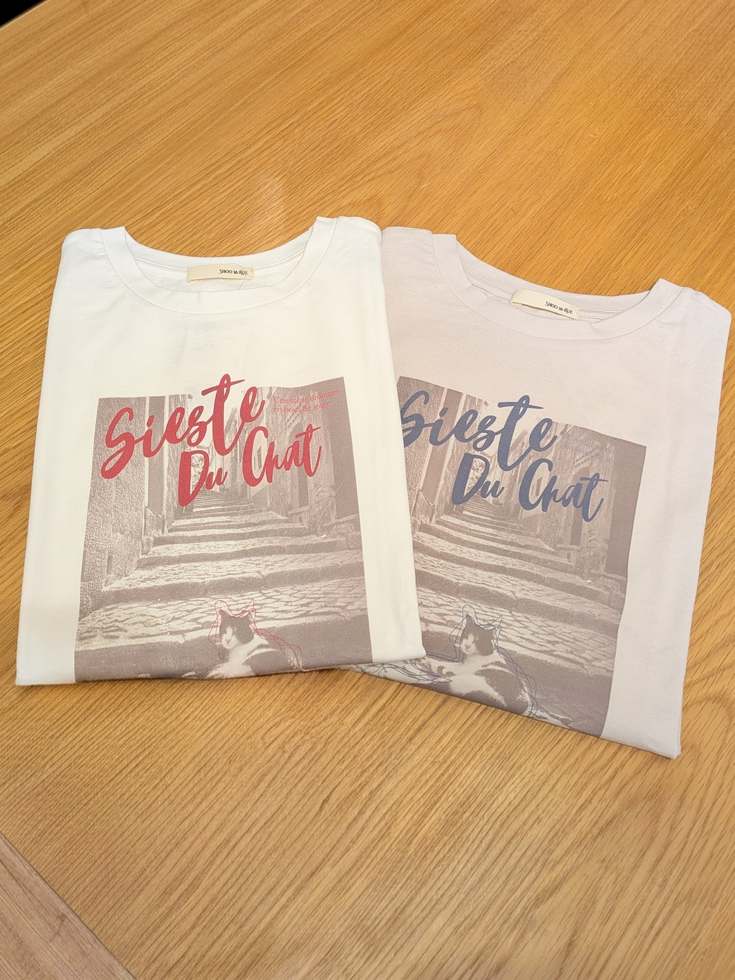 Tさんの「SHOO･LA･RUE｜【綿100％/S-LL/プチプラ】選べる3柄 プリントアソートTシャツ」を使ったコーディネート