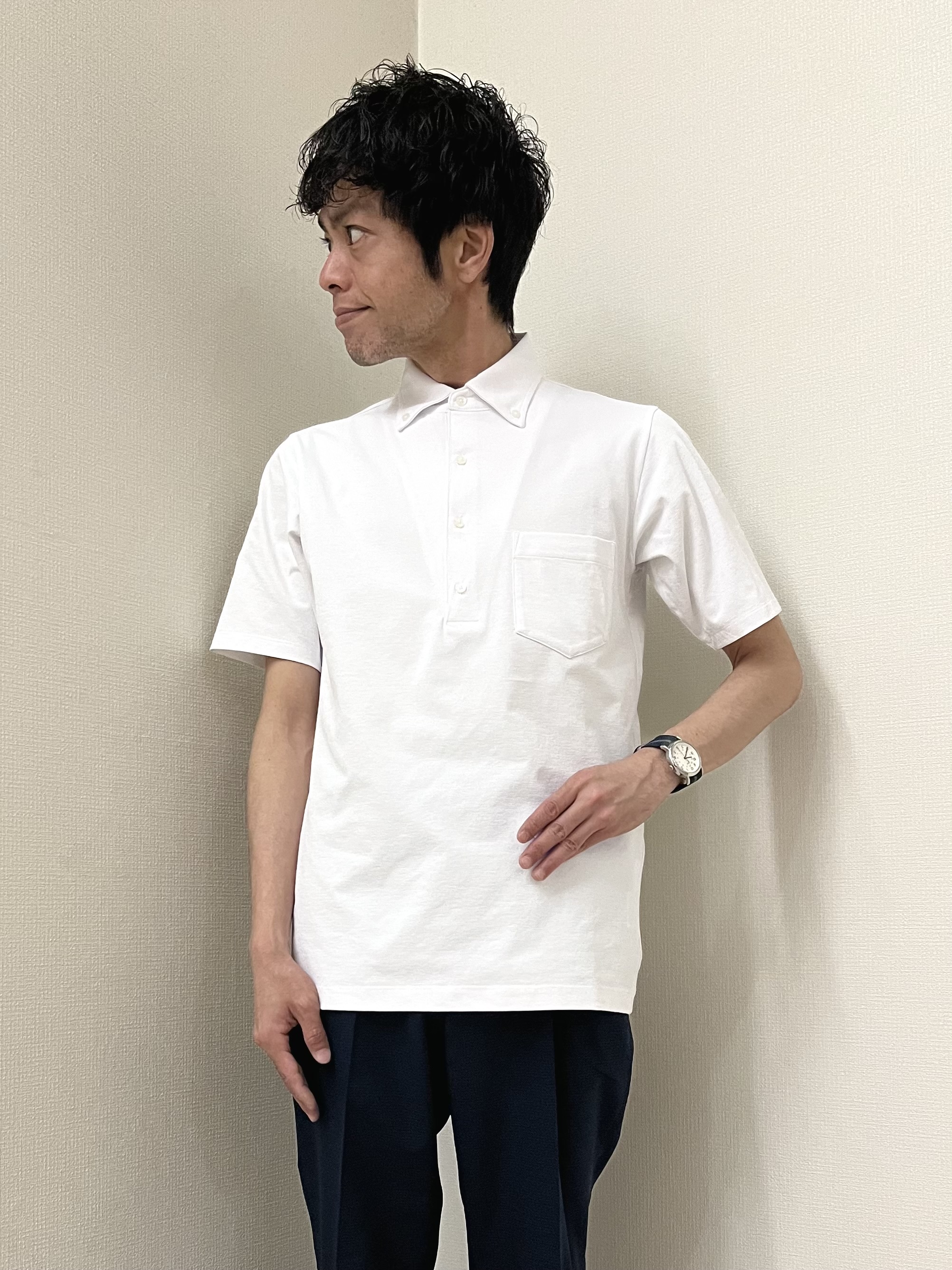 URAさんの「TAKEO KIKUCHI｜【抗菌防臭】COOL DOTS（R）ドビープリント ジャケット」を使ったコーディネート